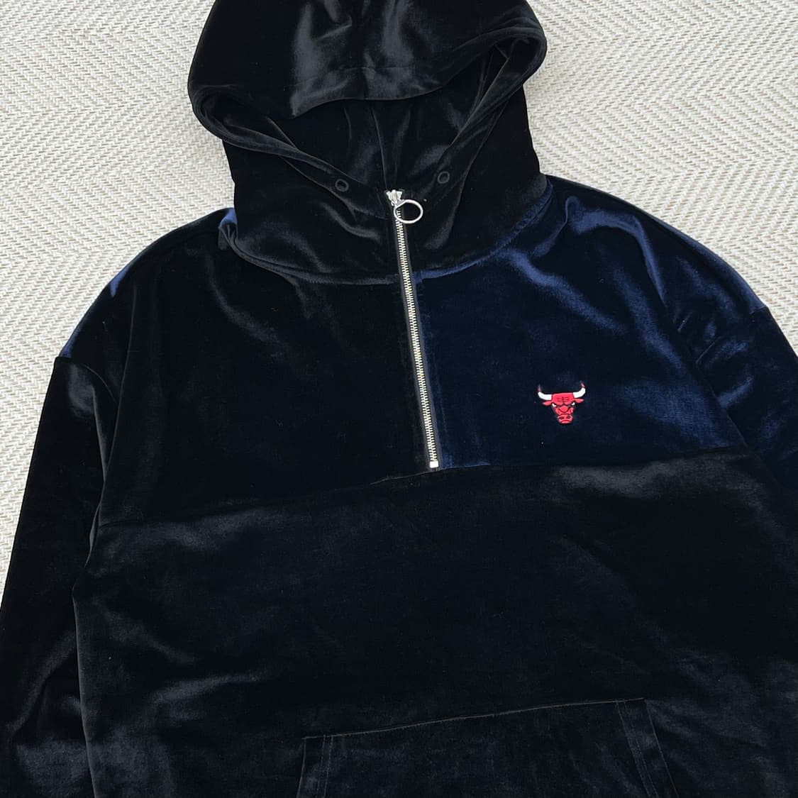 NBA 벨벳 반집업 후드티 r3021 상품이미지3