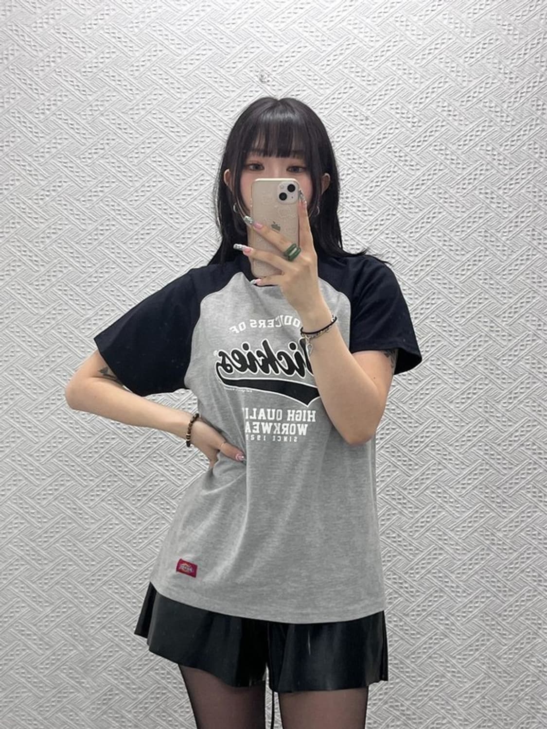 디키즈 366 빈티지 레트로 캐주얼 래글런 반팔티 M C12659 상품이미지2