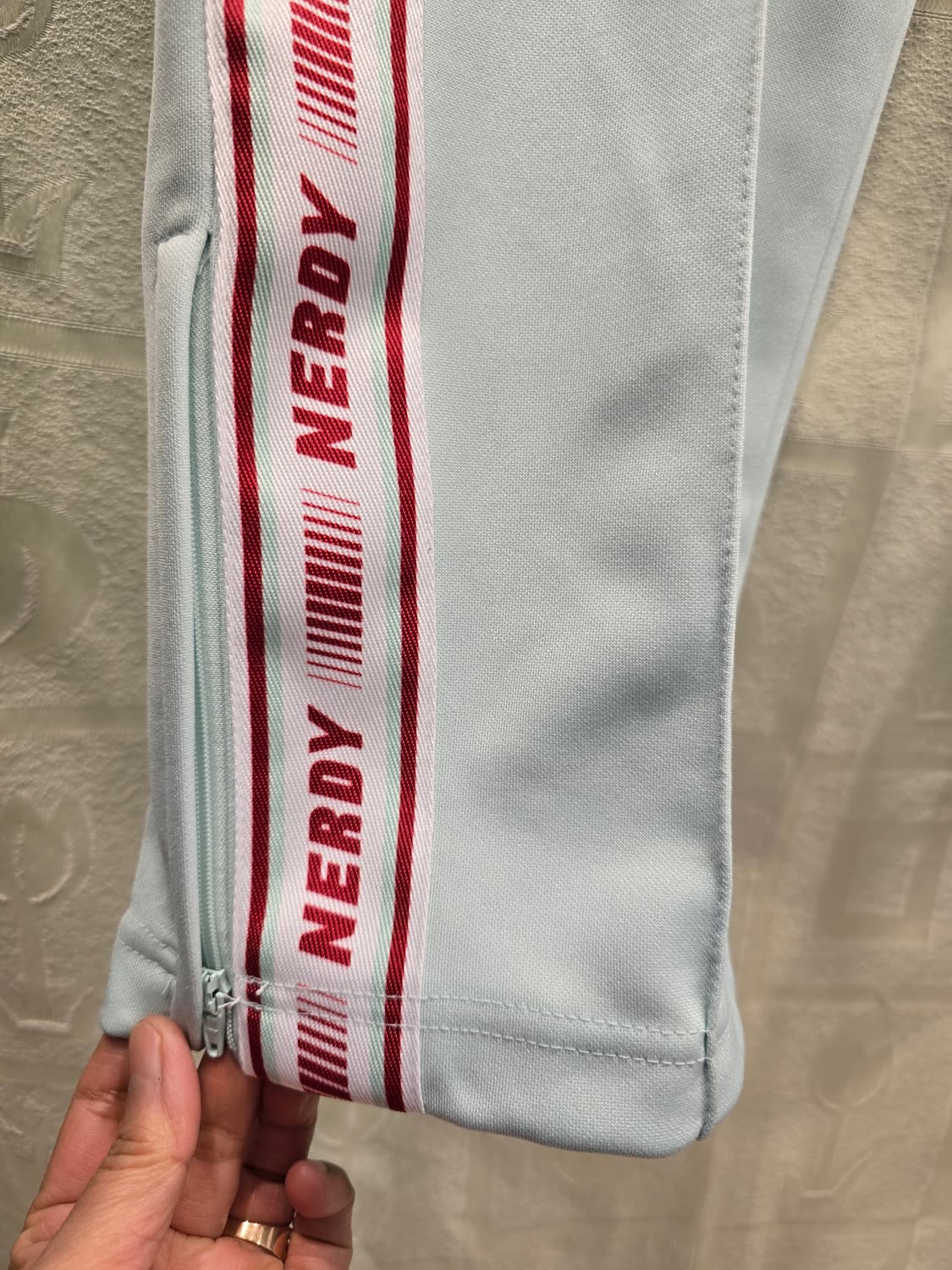 널디 트랙 팬츠 트레이닝바지 민트 M(27~28) 상품이미지4