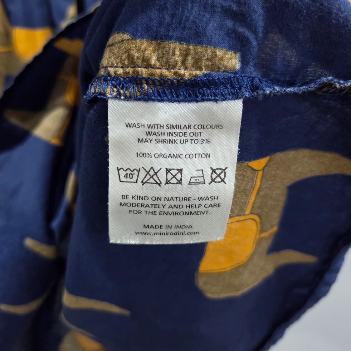 미니로디니 키즈 오가닉 코튼 원피스 116/122 상품이미지3