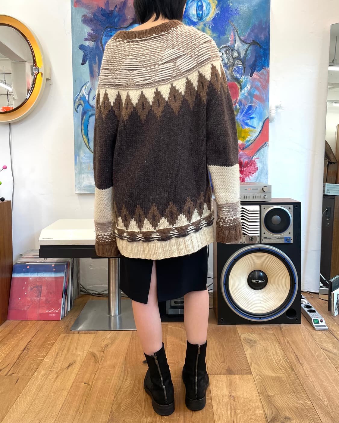 [M] 마르지엘라 h&m 노르딕 니트 스웨터 상품이미지5