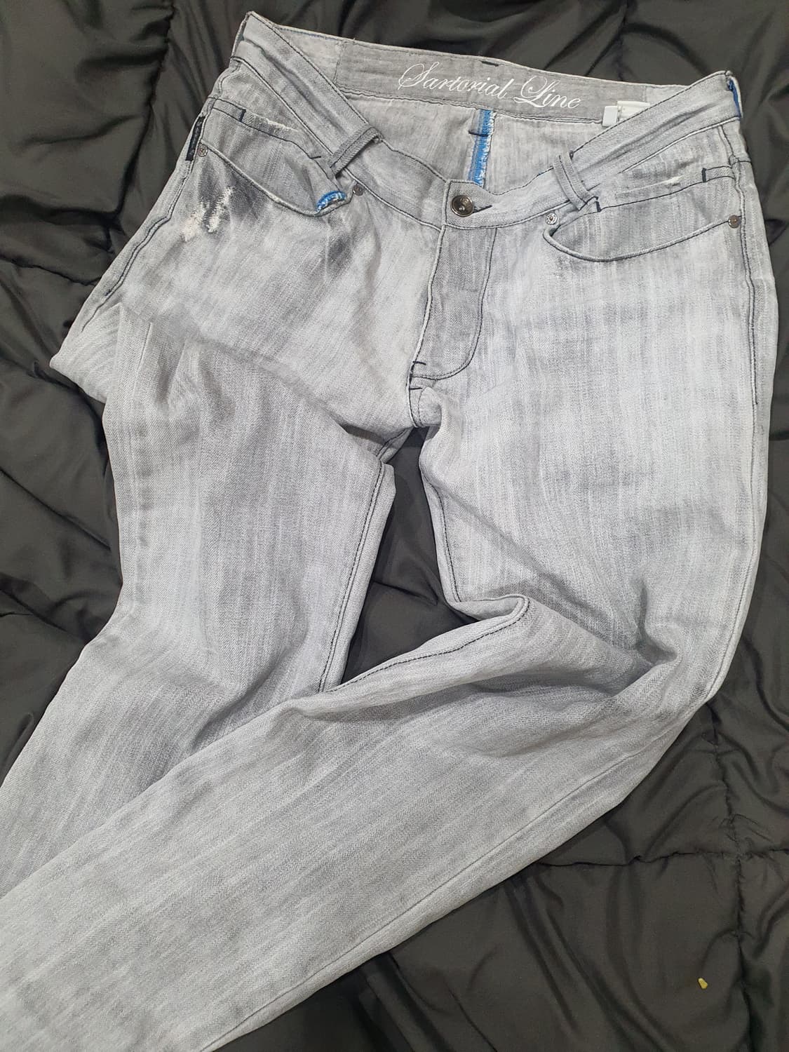 알마니 빈티지  스트레이트핏 워싱진  상품이미지2