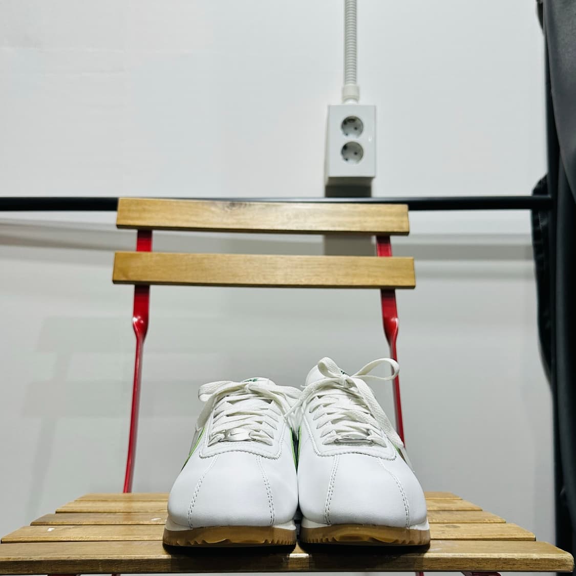 255) 나이키 운동화 남성 남자 신발 코르테즈 화이트 그린 스우시 상품이미지2