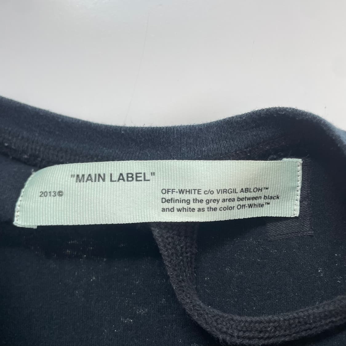Off White  오프화이트 디아그 스플릿 애로우 블랙 티셔츠 상품이미지5