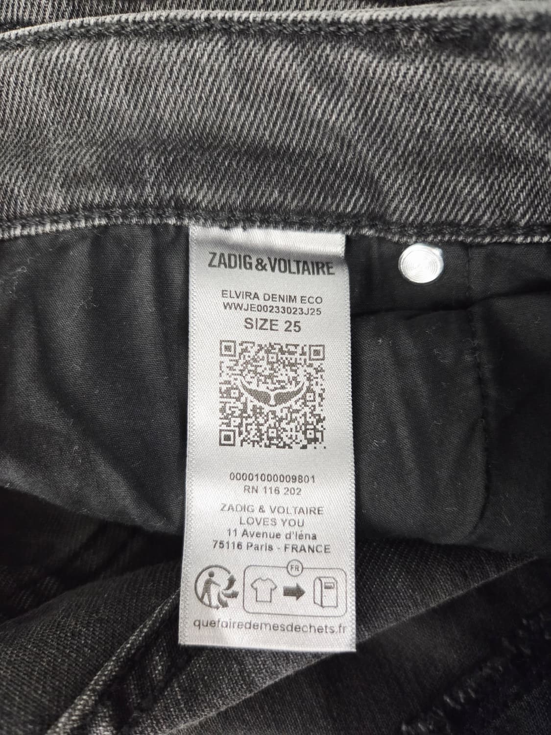 자딕앤볼테르 엘비라 미드 라이즈 플레어 진_25 상품이미지8