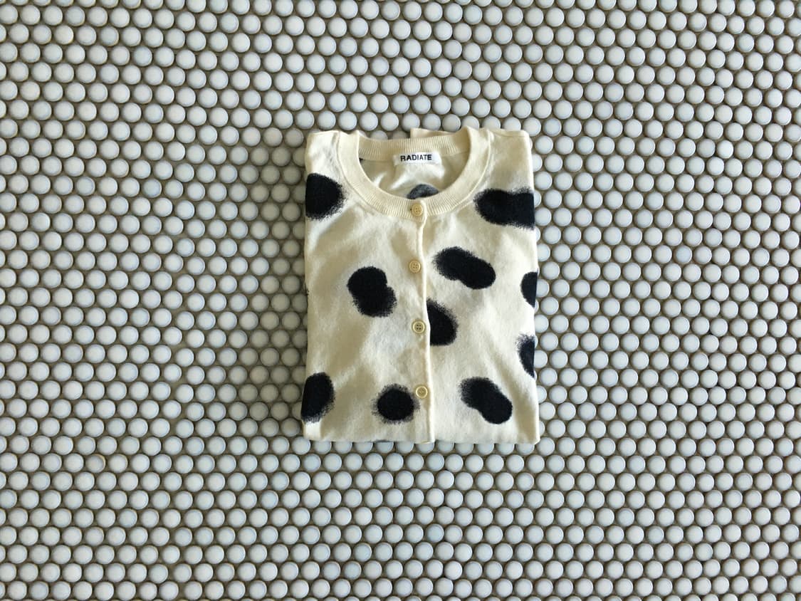 dot cream cardigan 상품이미지1