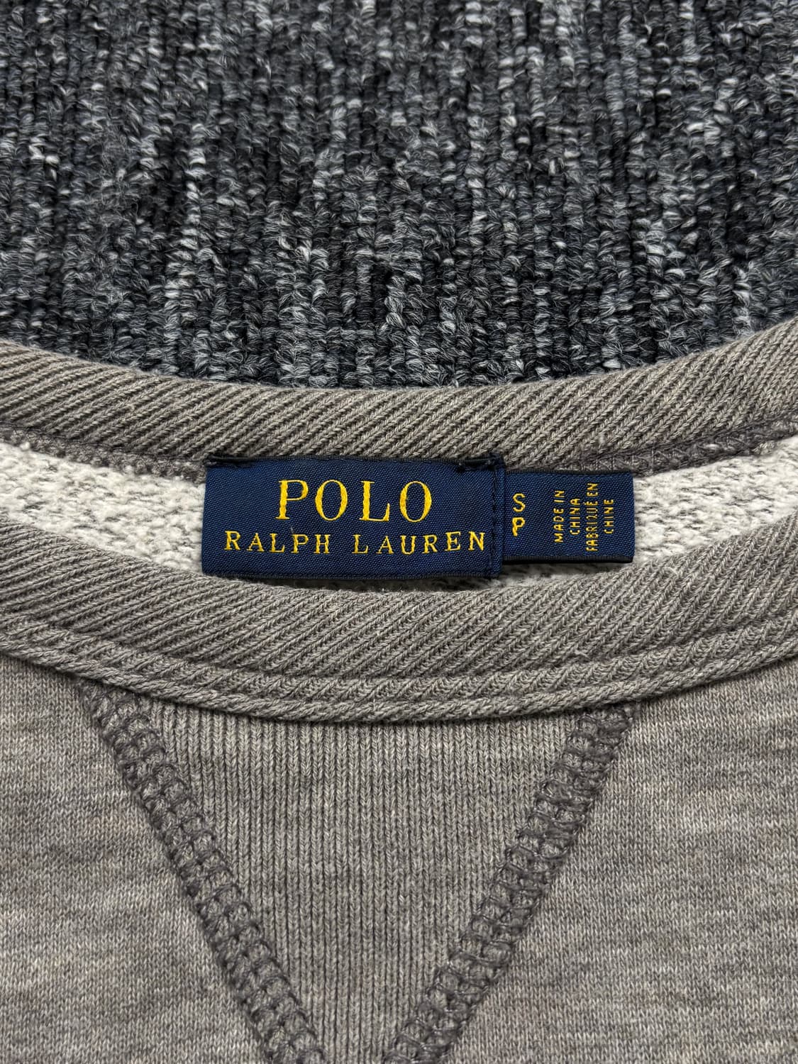 폴로 그레이 맨투맨 상품이미지5