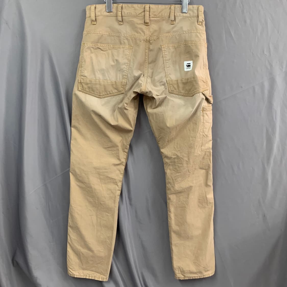 32인치 지스타로우 빈티지 워싱 더블니 카펜터 워크 팬츠 상품이미지3