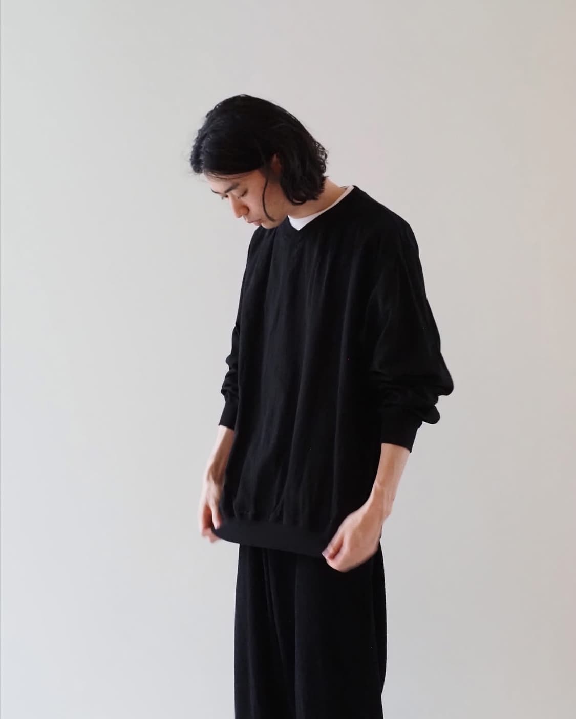 25ss comoli 코모리 옥스포드 풀오버 니트 3 상품이미지4