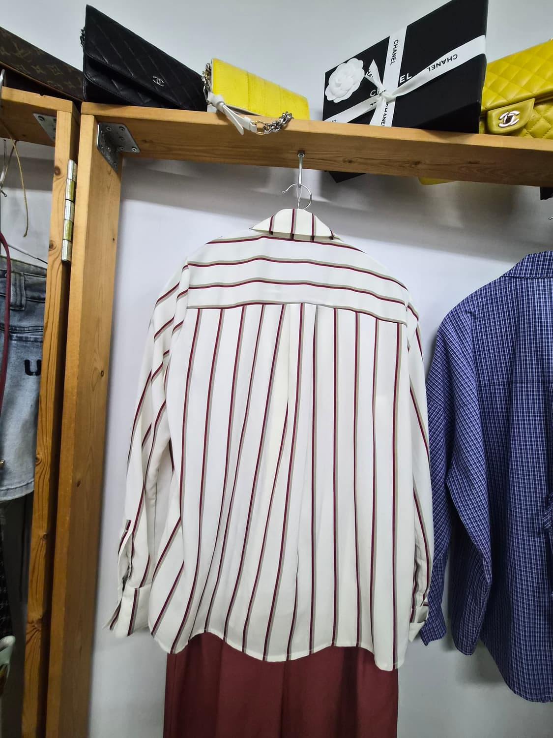 잇미샤스트라이프 셔츠. 미샤춘추슬랙스 상품이미지5