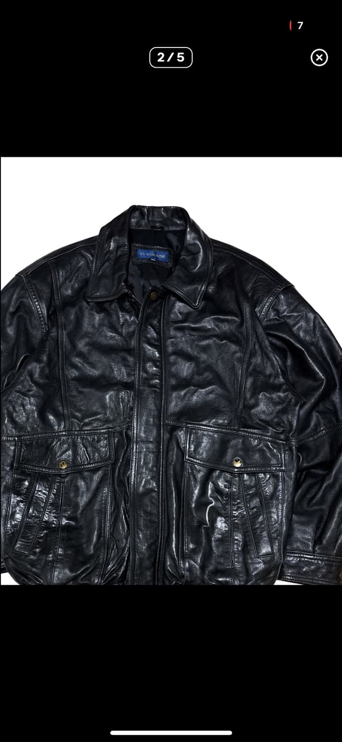  빈티지 양가죽 레더  상품이미지2