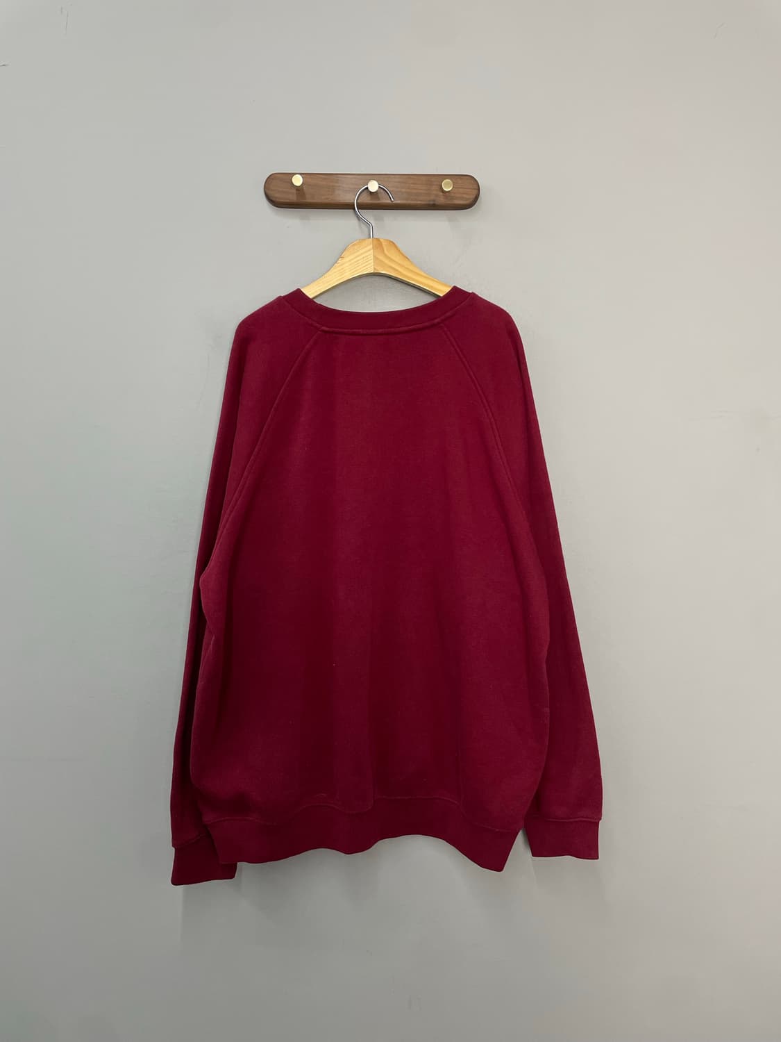 나이키 로고 레드 맨투맨 H2376 상품이미지4