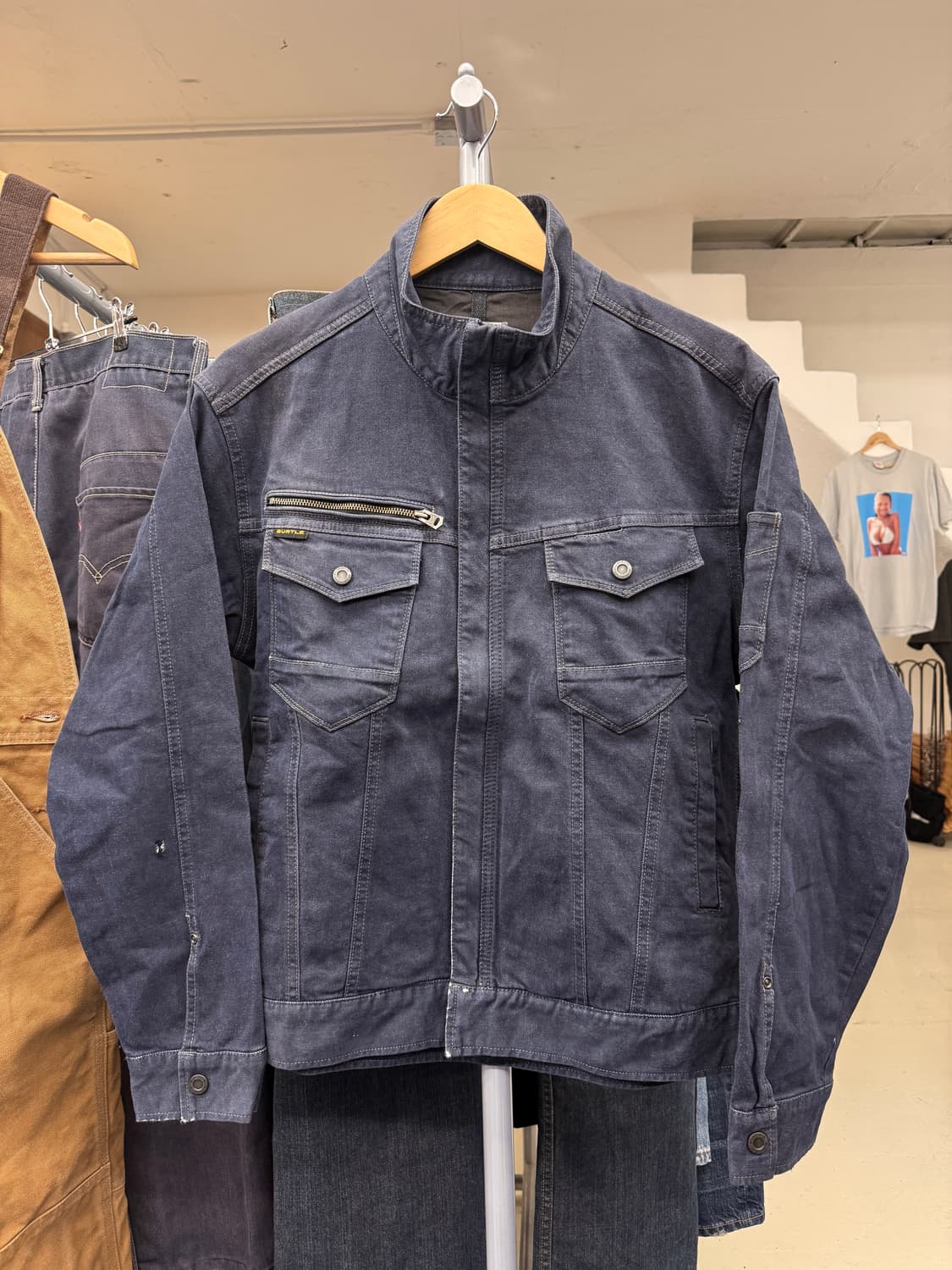 Burtle Jvtg 데님 자켓 상품이미지4