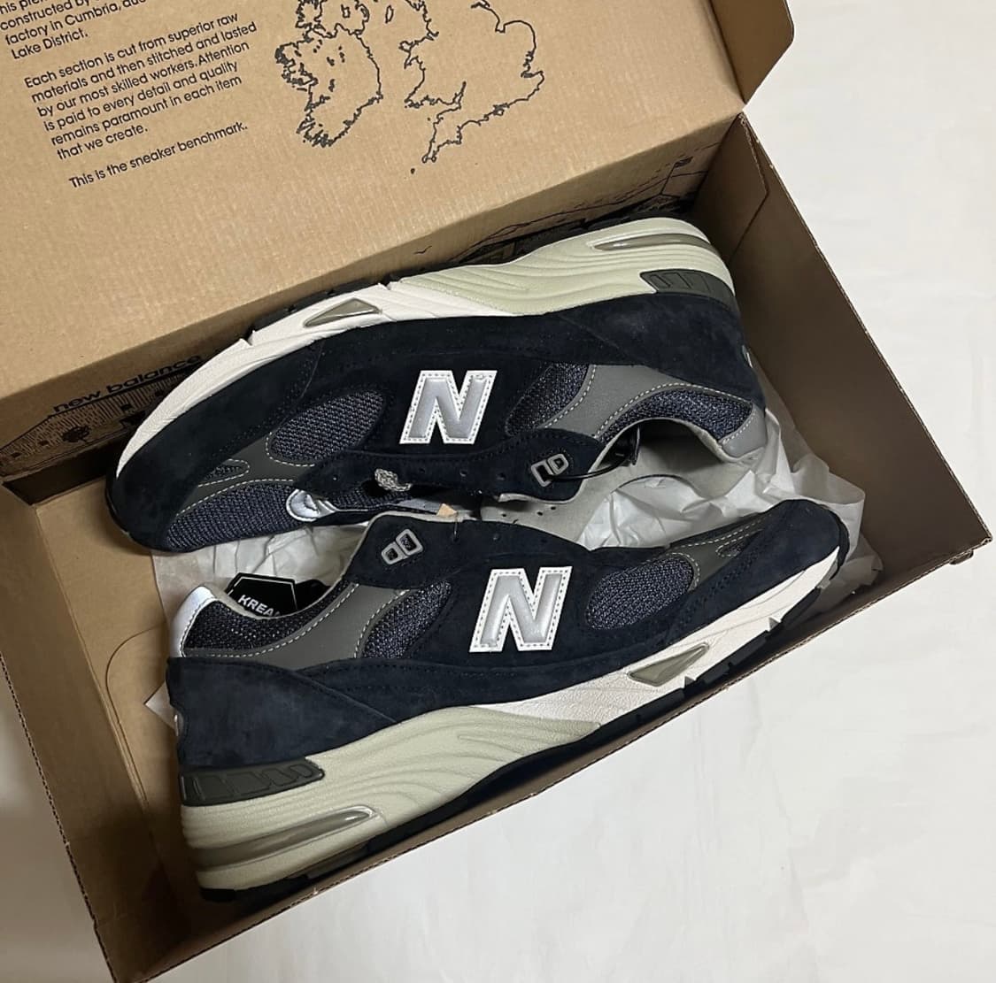 뉴발란스 991 네이비 270 Made in UK(새상품) 상품이미지1