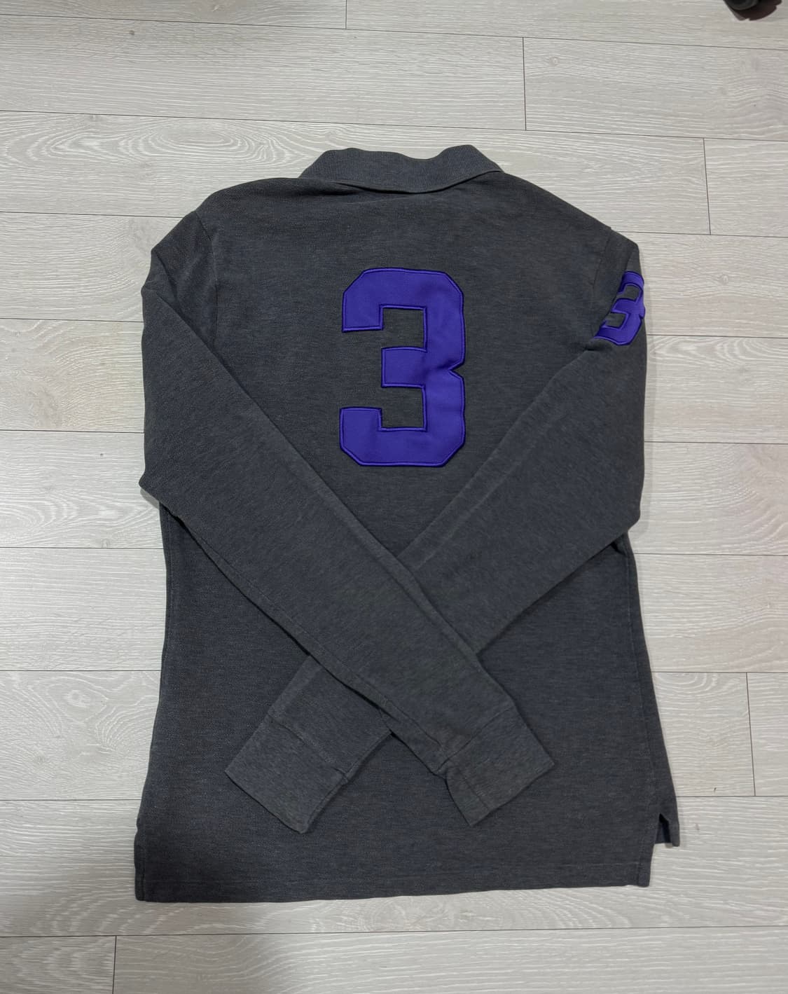 폴로 랄프로렌 우먼스 퍼플 빅포니 카라티 상품이미지4