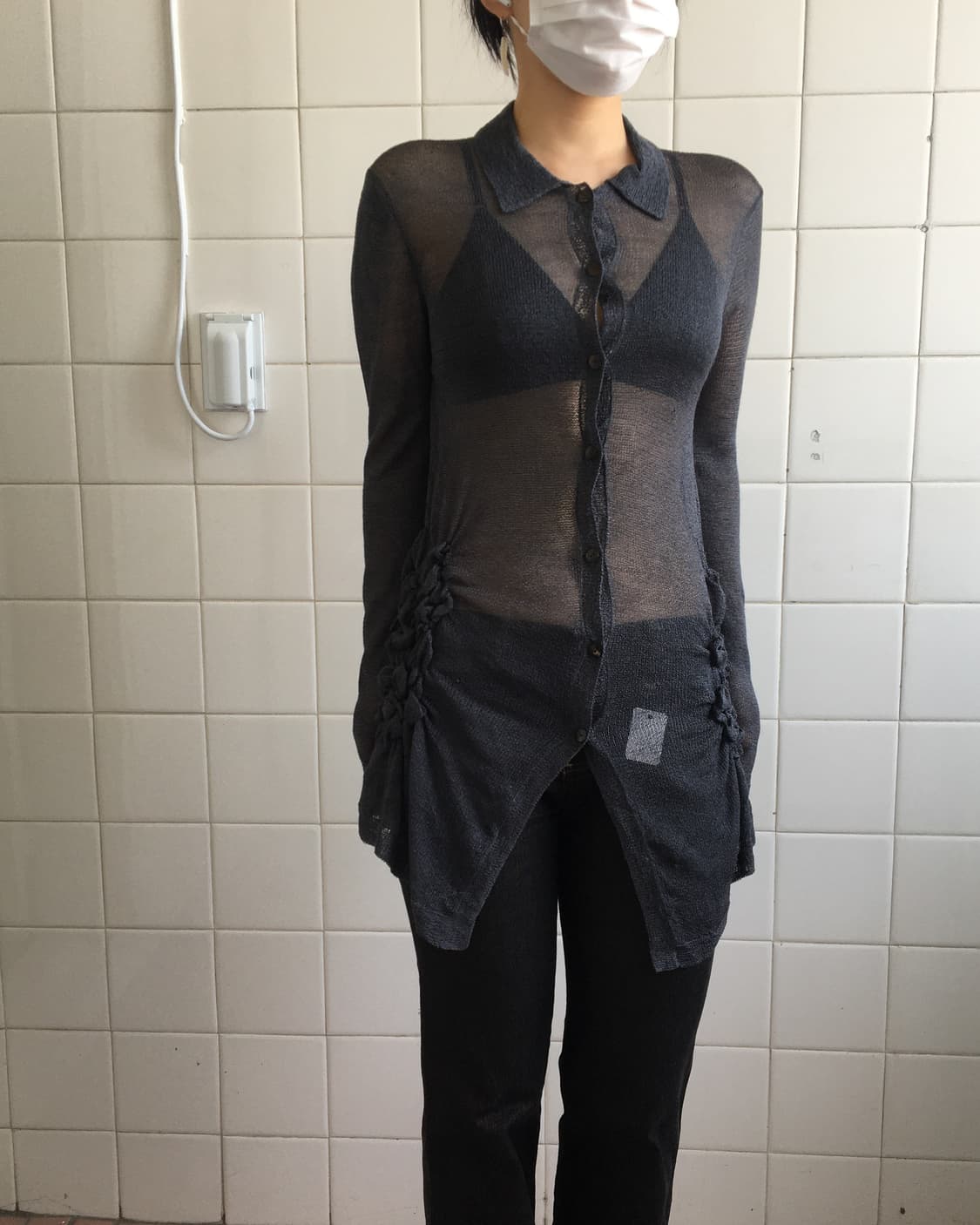 ritsuko shirahama Side shirring point sh 상품이미지1