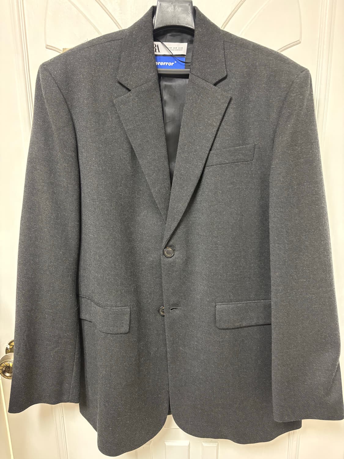 자라 아더에러 블레이저 다크 그레이 M 상품이미지4