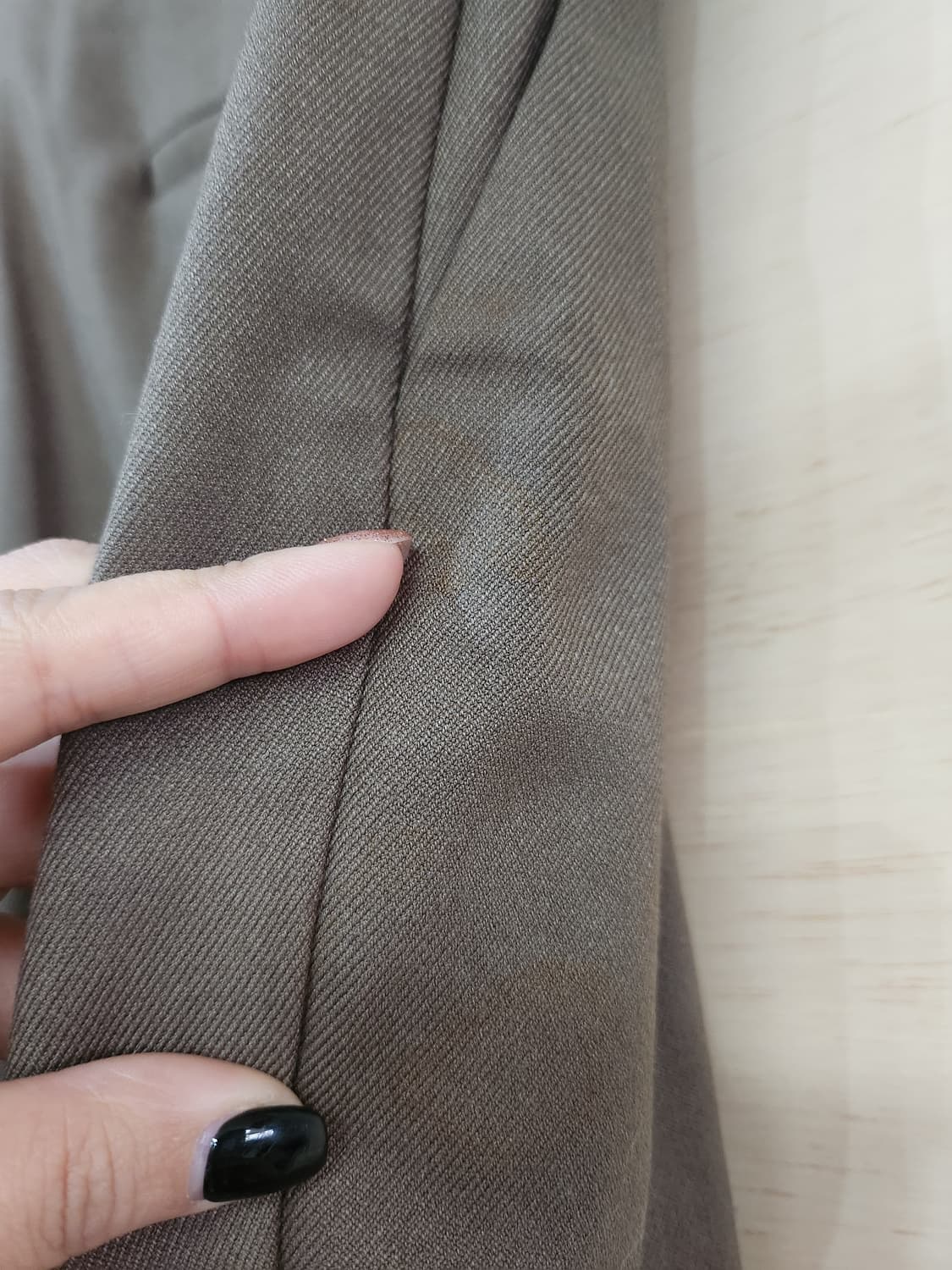 50) grove 브라운 와이드 슬랙스 팬츠 상품이미지4