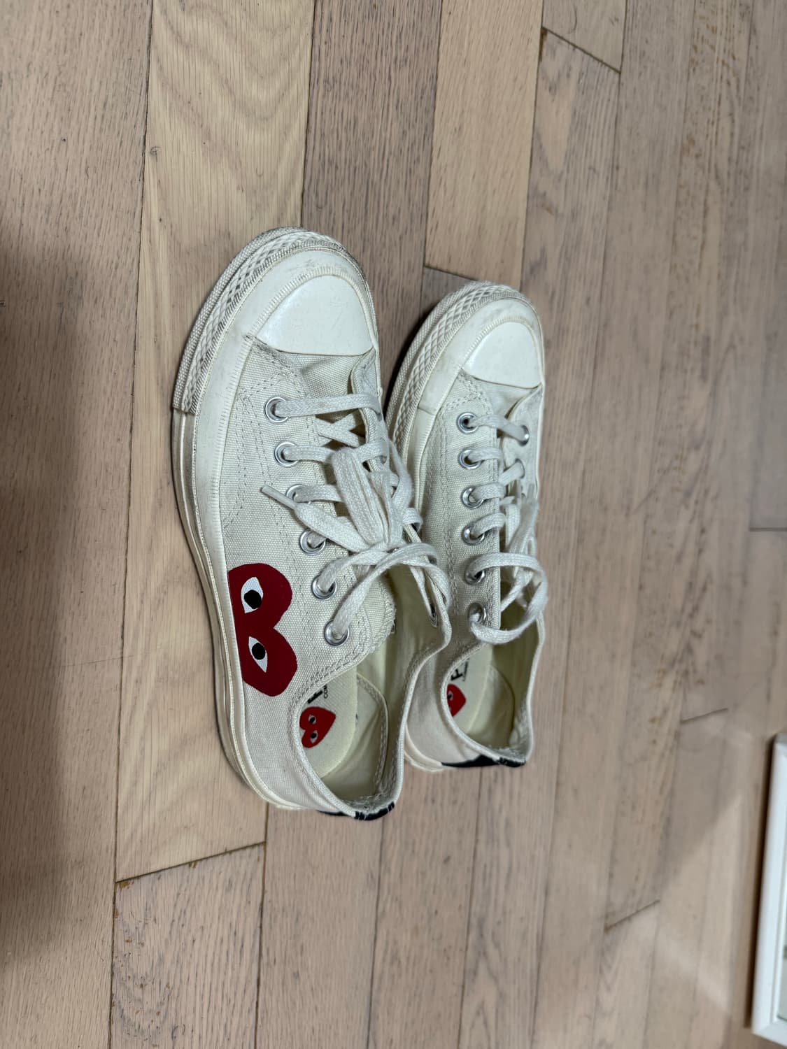 컨버스 X 꼼데가르송 플레이 척 70 (아이보리) 상품이미지2