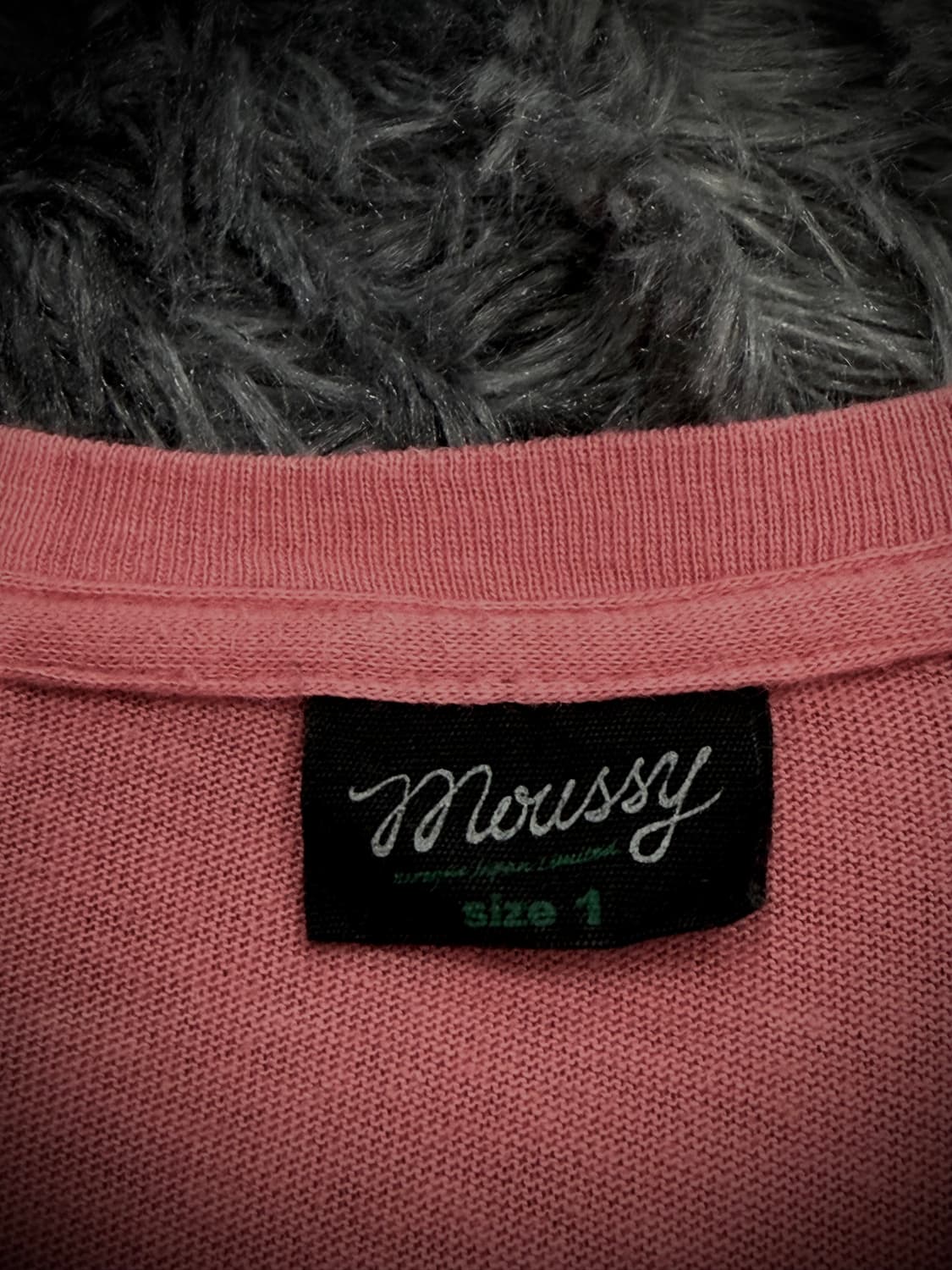 Moussy 롤링스톤즈 오마주 스컬 핑크 반팔 티셔츠 상품이미지8