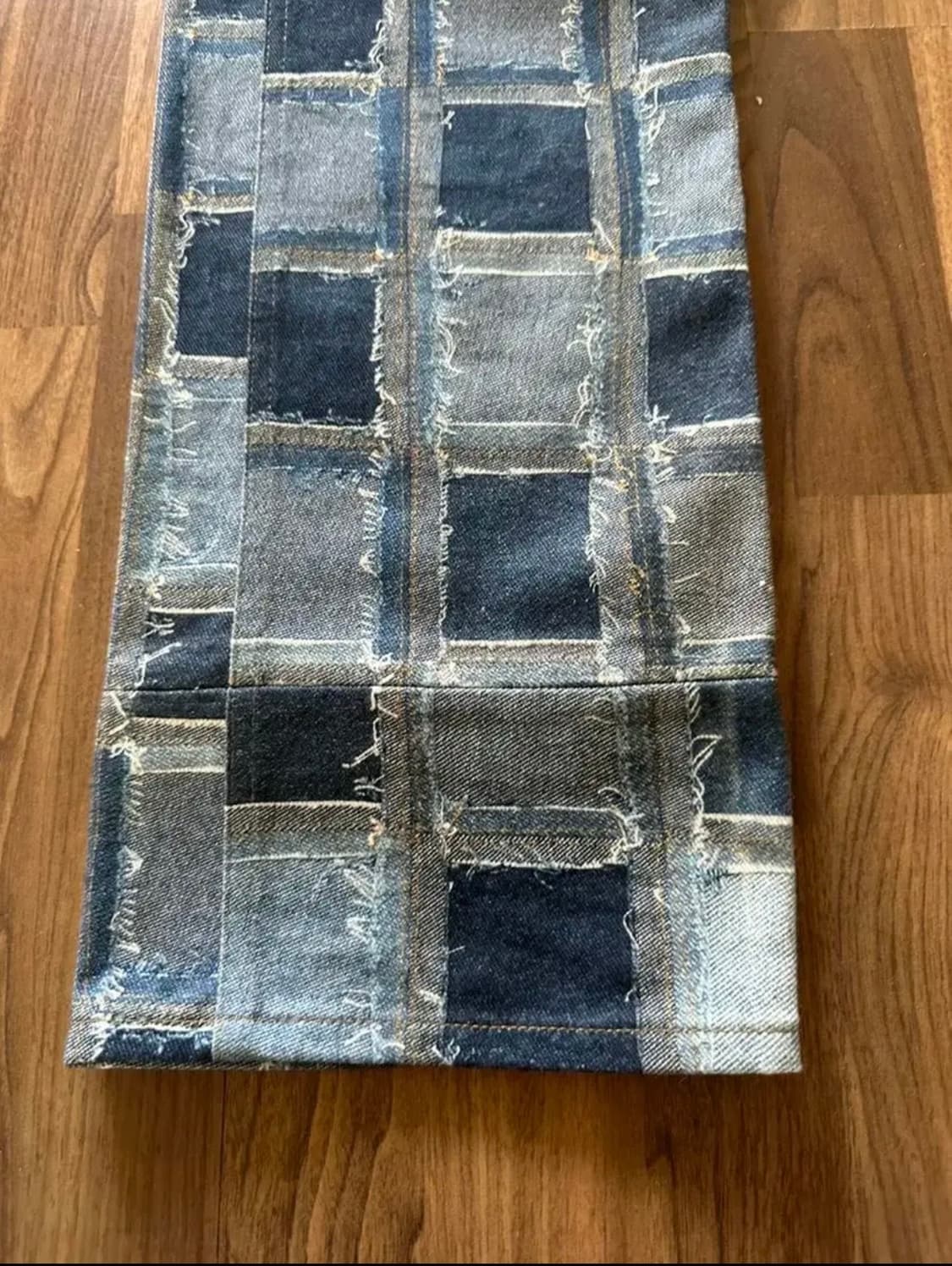 앤더슨벨 로드 패치워크 프린팅 데님 s 상품이미지3