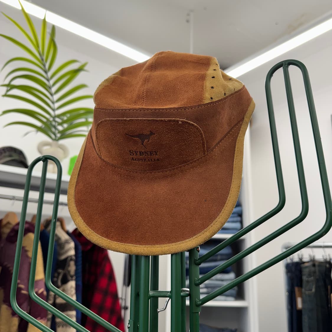 시드니 오스트레일리아 스웨이드 웨스턴 부시 햇   상품이미지1