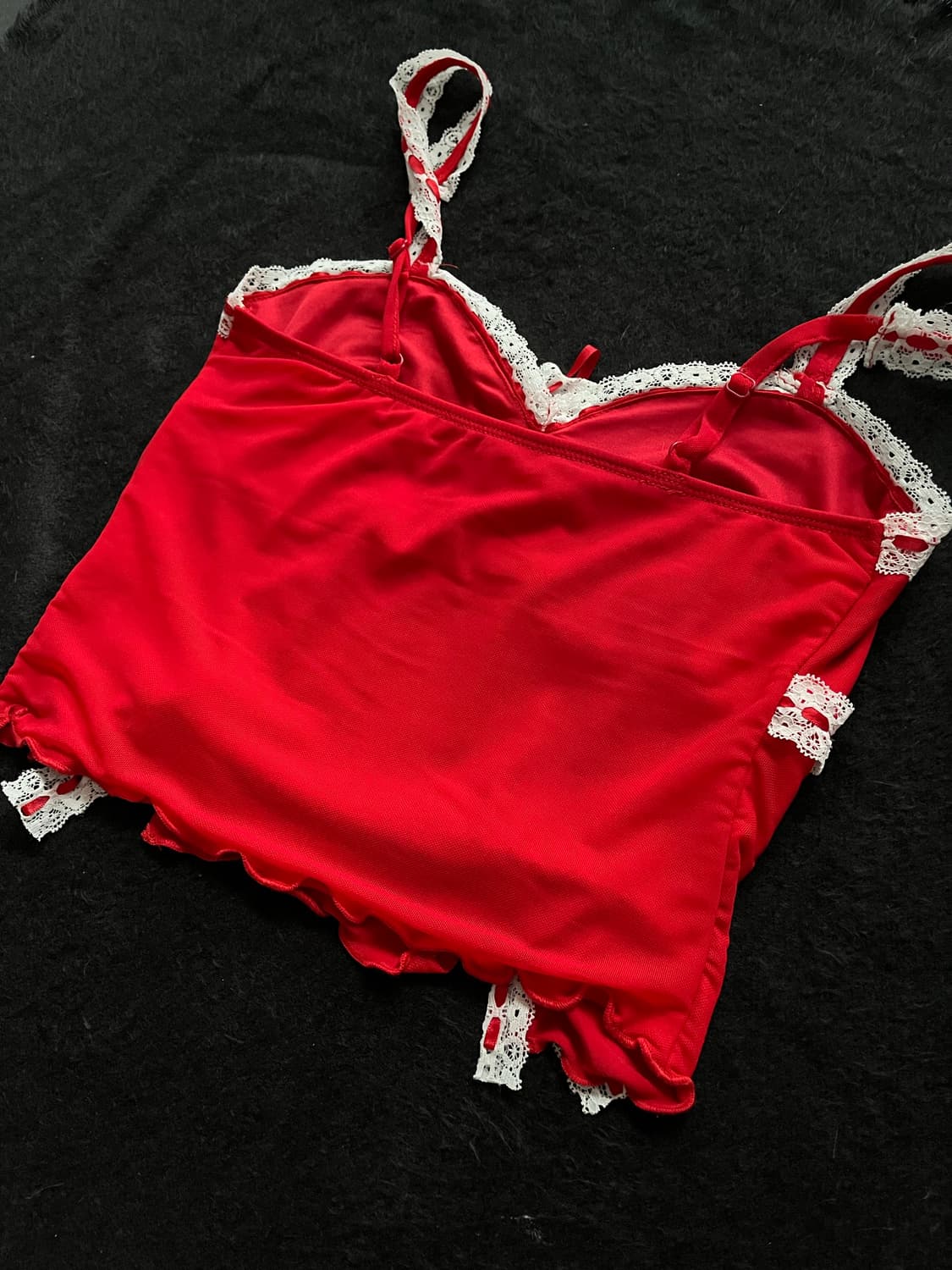 red RIBON TANK TOP 상품이미지4