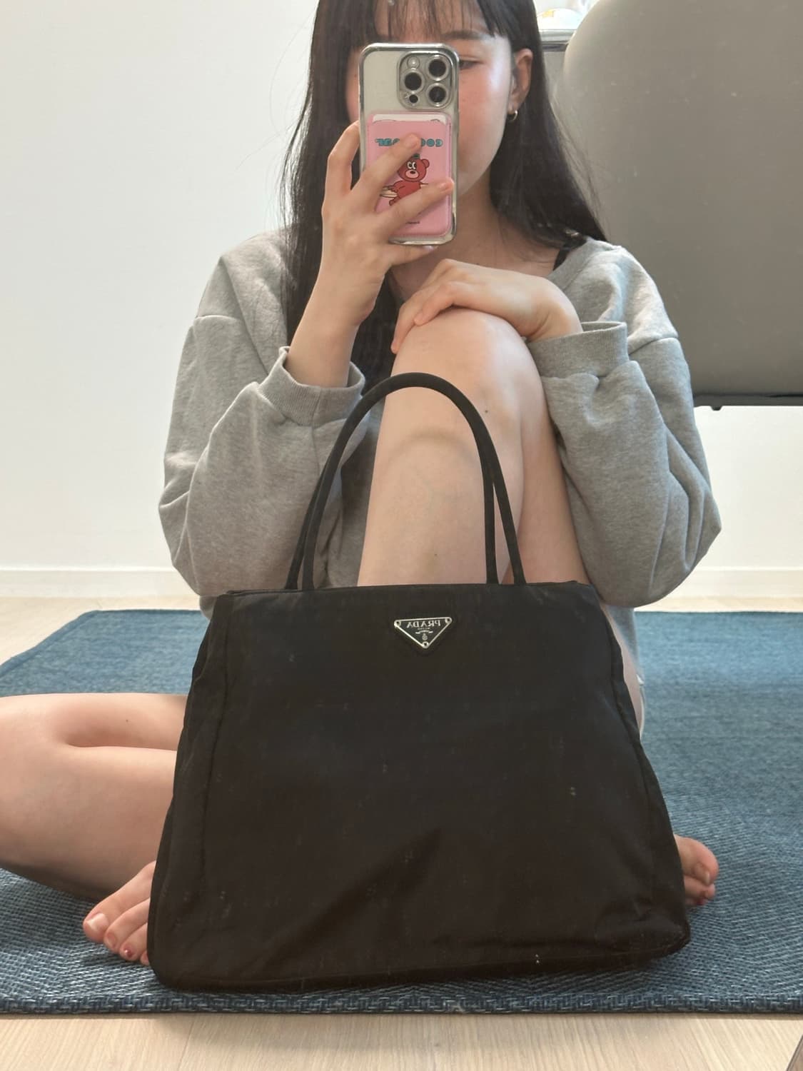 프라다 포코노 토트백 나일론 숄더백 상품이미지1