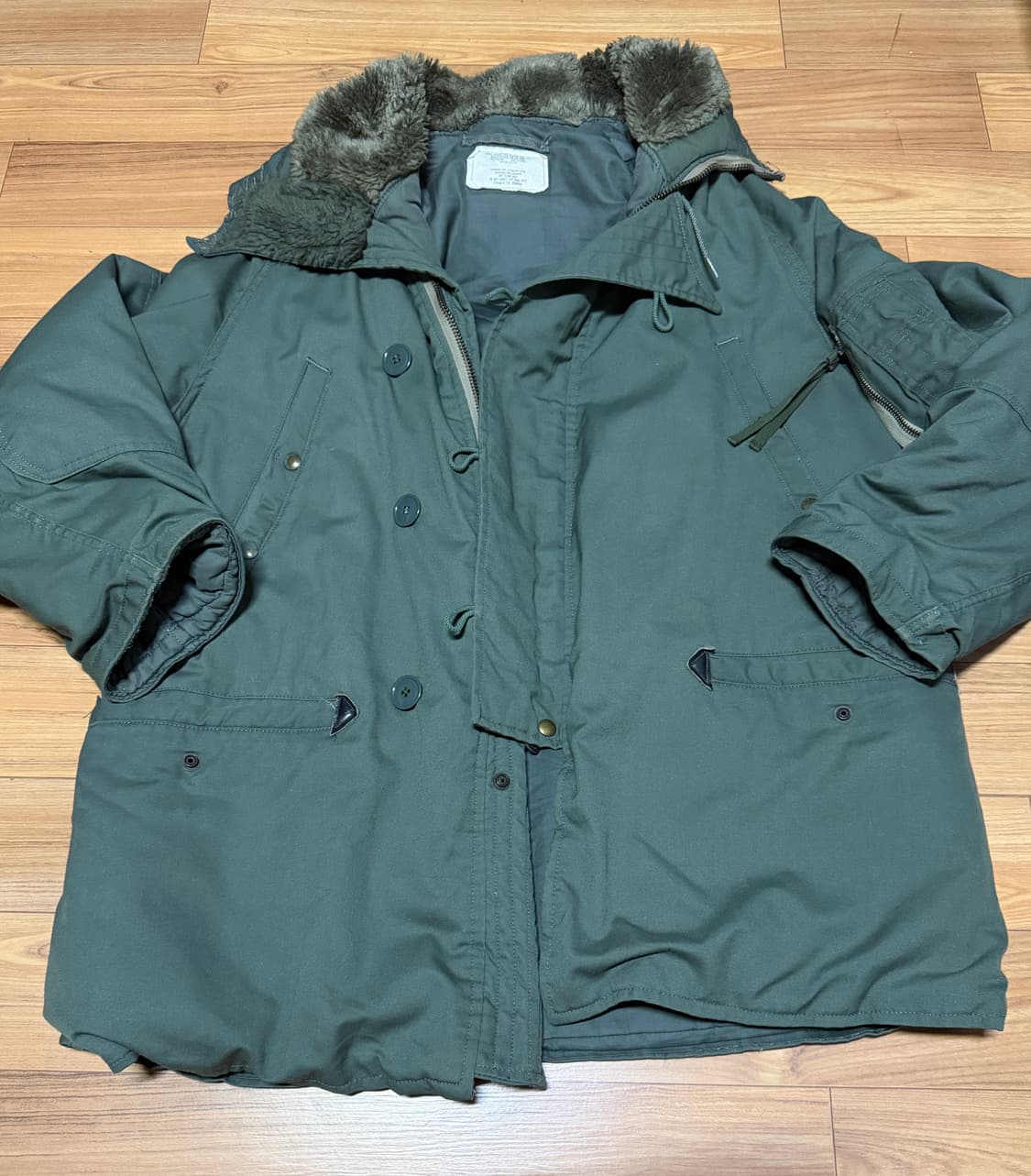 70s US Military N-3B Parka XL 상품이미지1