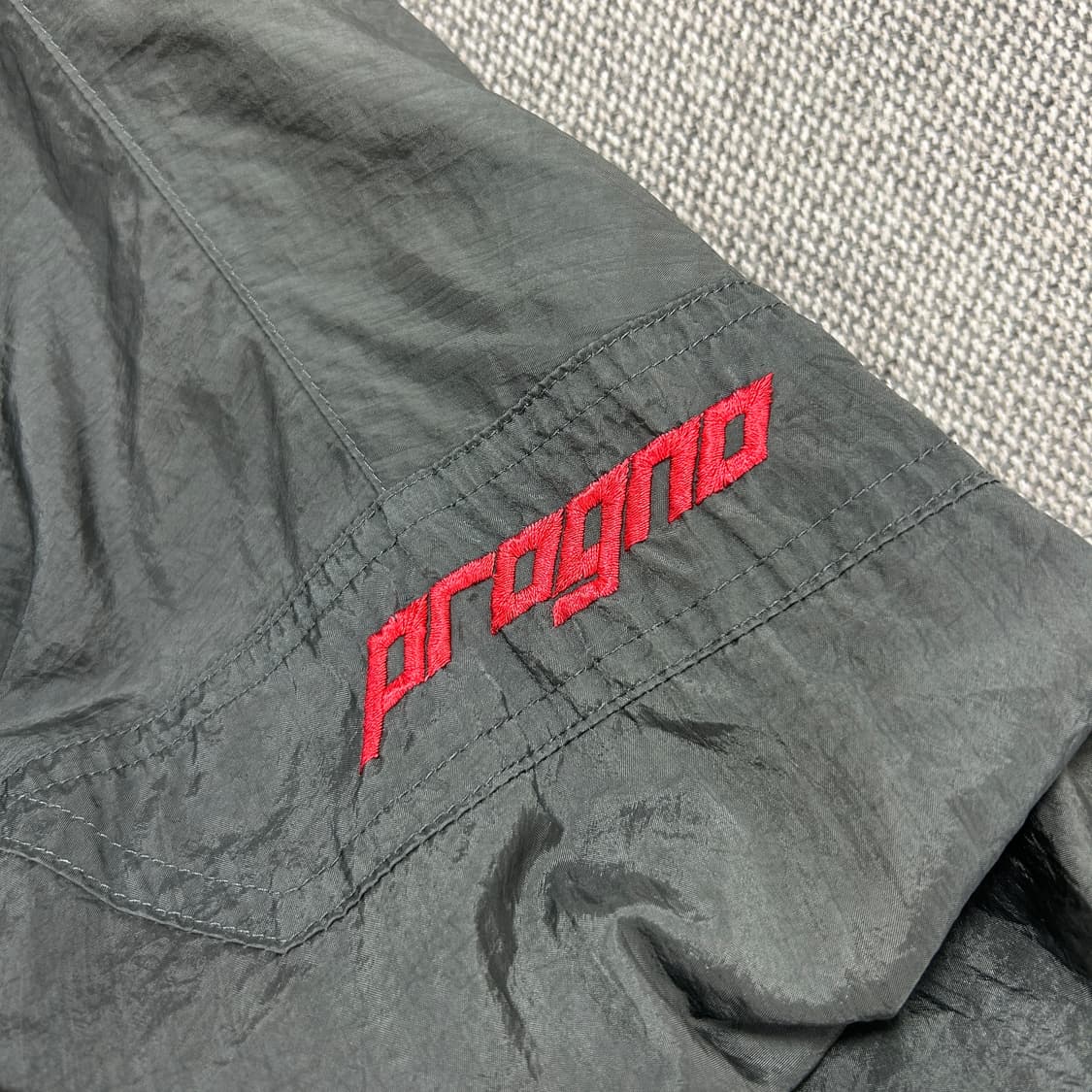 챔피온 올드스쿨 메탈그레이 바람막이(O) 상품이미지3