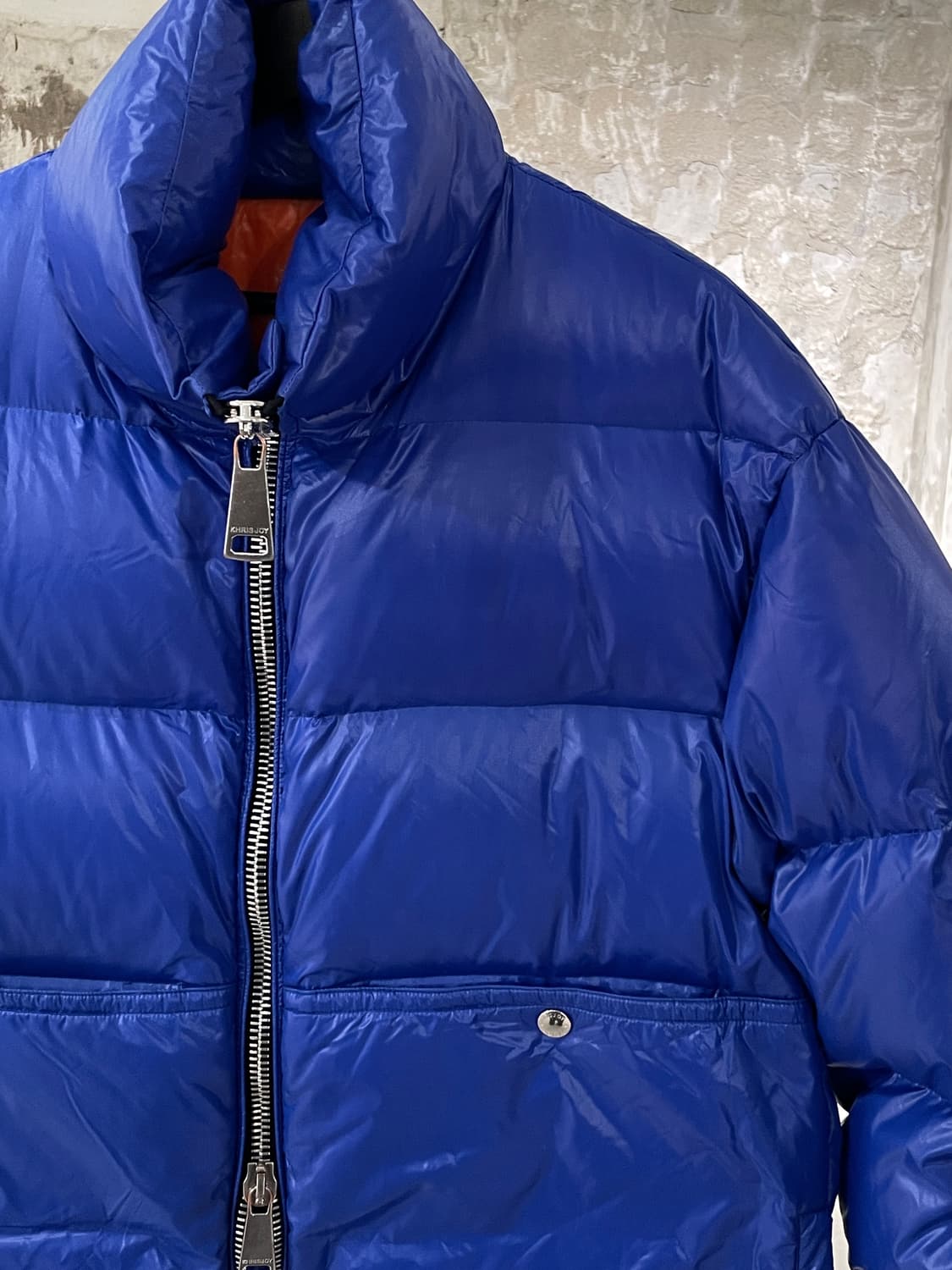 크리스조이 로얄 블루 투 웨이 집업 푸퍼 자켓 상품이미지3