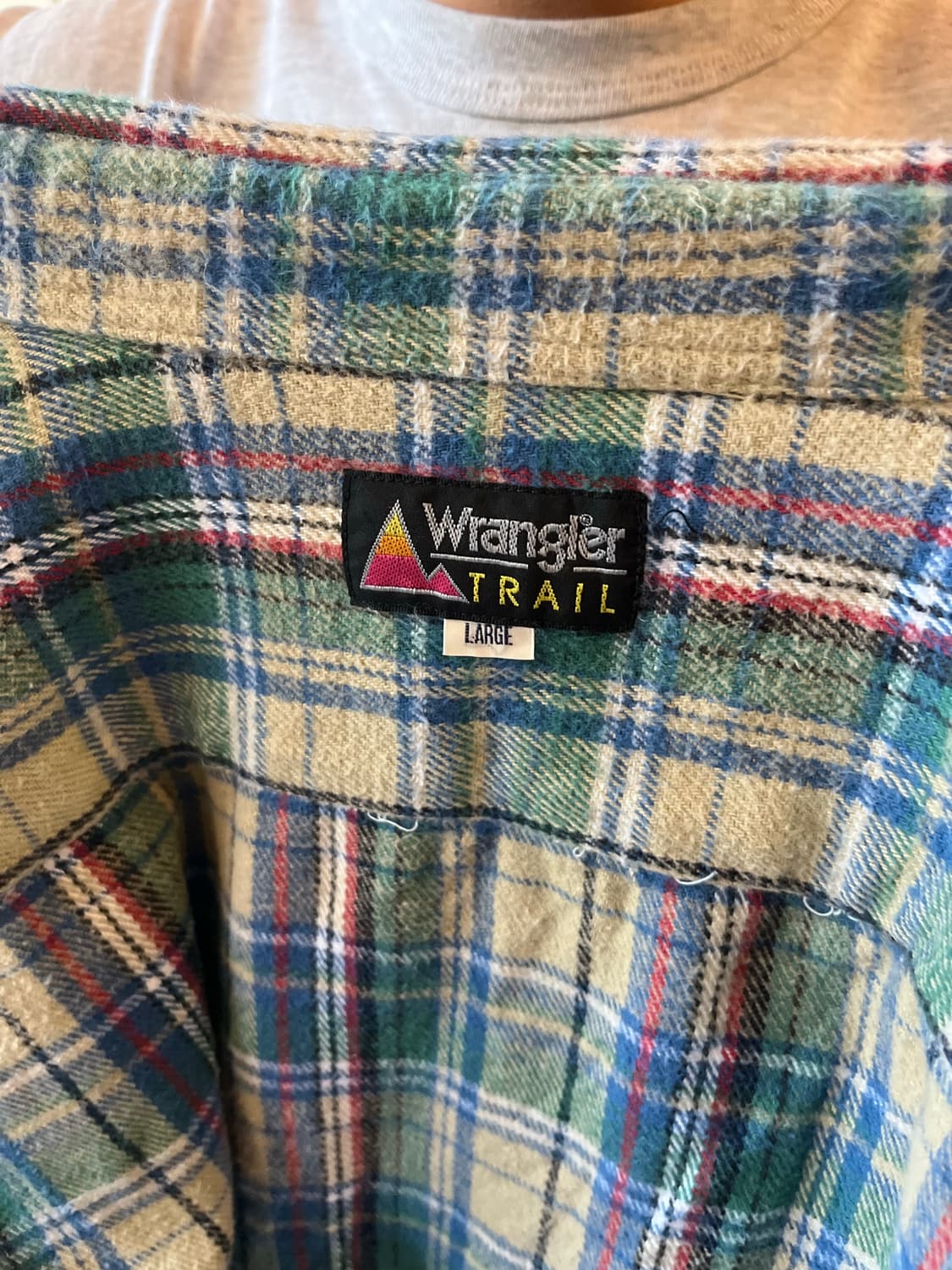 Wrangler TRAIL 90s Flannel Shirt L 상품이미지3