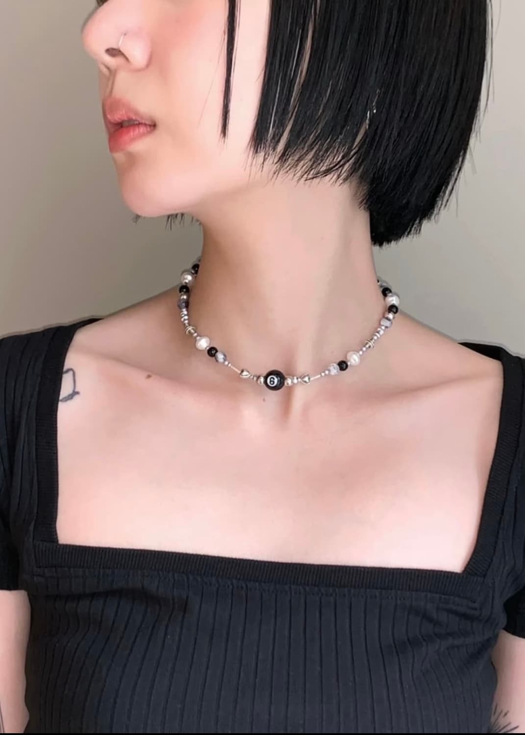 8 BALL BEAD NECKLACE 8볼 비즈목걸이 상품이미지2