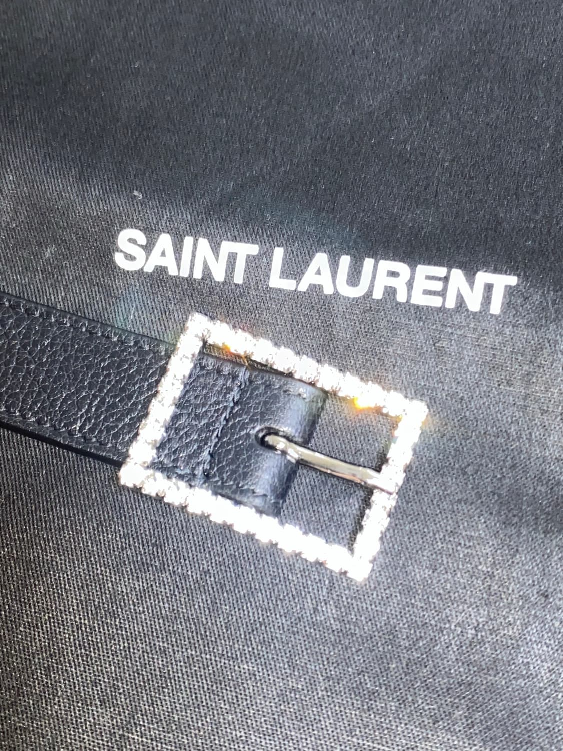 생로랑 크리스탈버클 벨트 80 상품이미지4