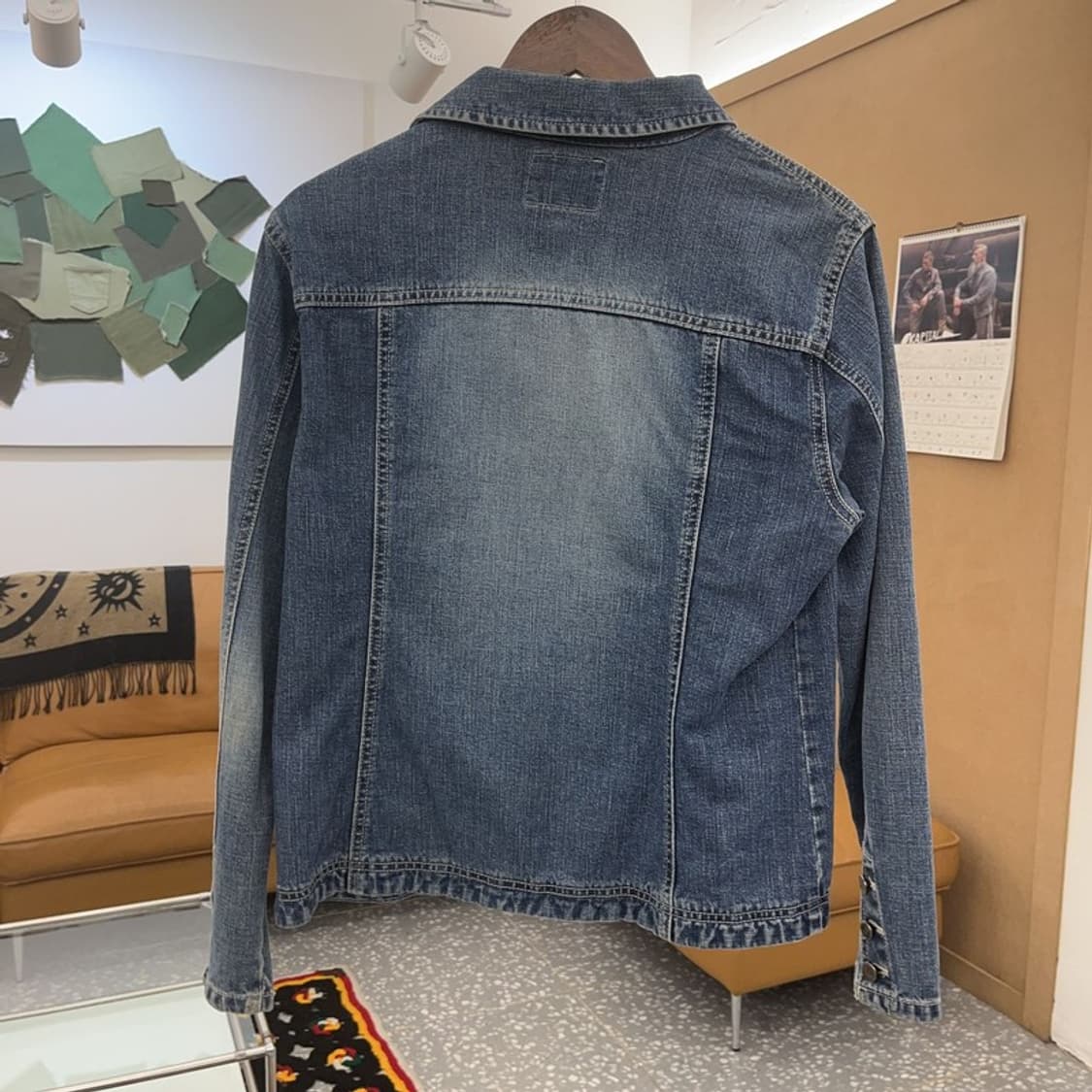 리 LEE 올드스쿨 빈티지 워싱 진청 데님자켓 100 C08401 상품이미지4