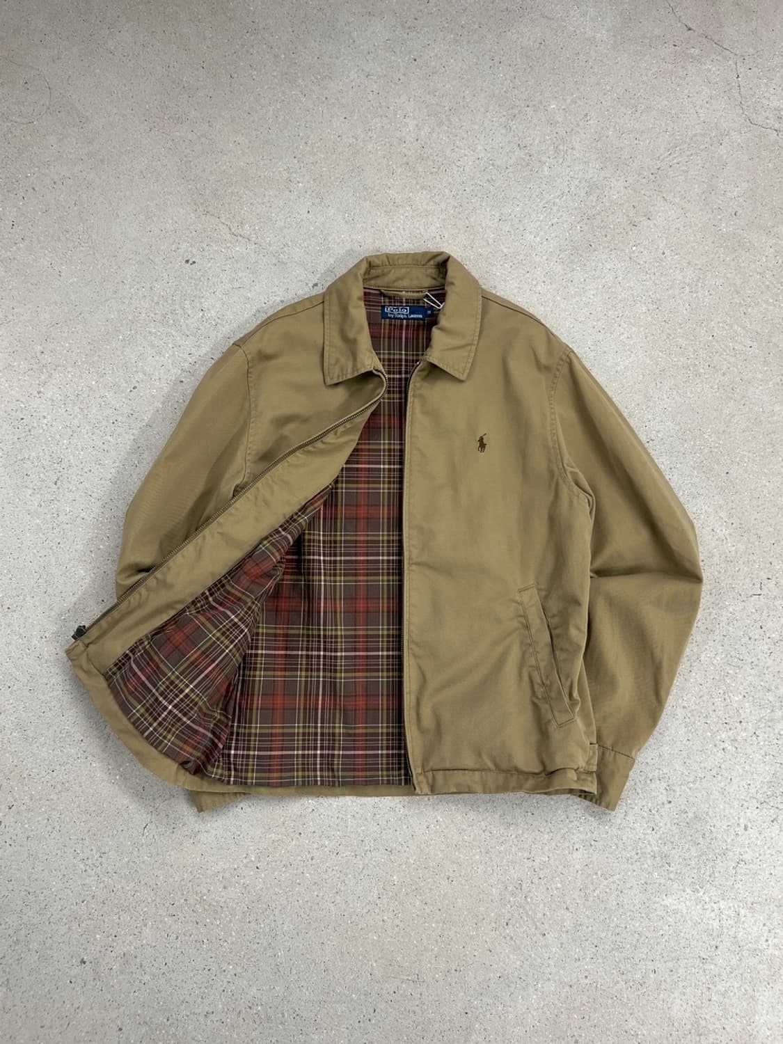폴로 랄프로렌 체크 라이닝 해링턴 자켓 상품이미지2