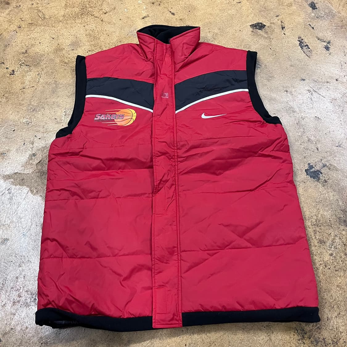 [정품/XXL] 나이키 스우시 엘지세이커스 올드스쿨 조끼 패딩 b10 상품이미지2