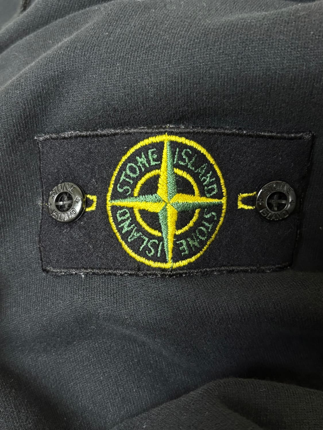 [XL] 스톤아일랜드 후드집업 블랙 상품이미지3