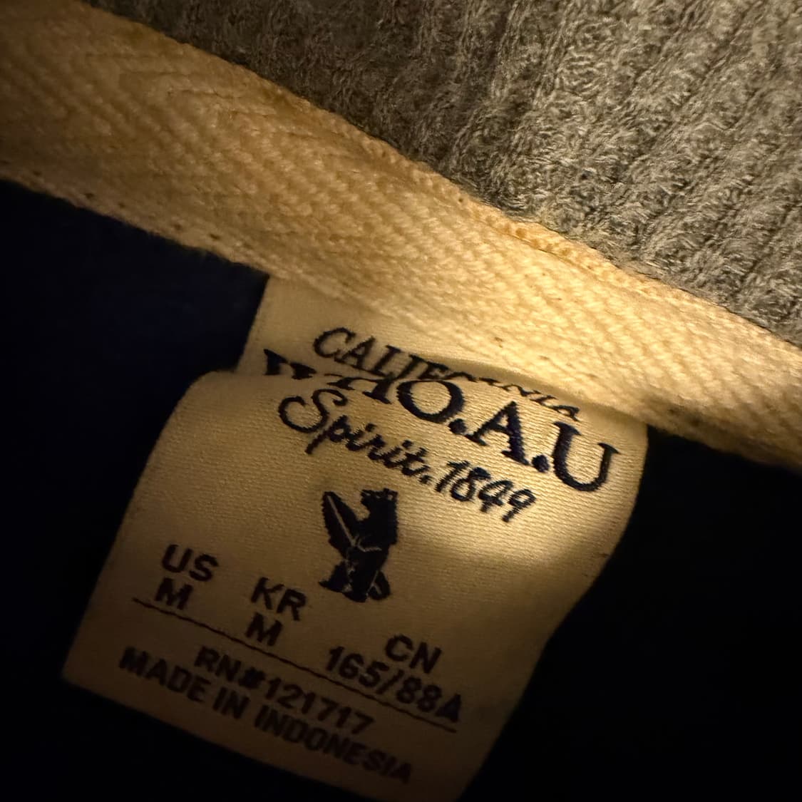 후아유 딥블루 후드집업 m 상품이미지3