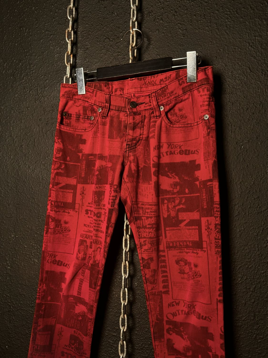 HYSTERIC GLAMOUR x NEWYORK DOLLS 스키니진 상품이미지1