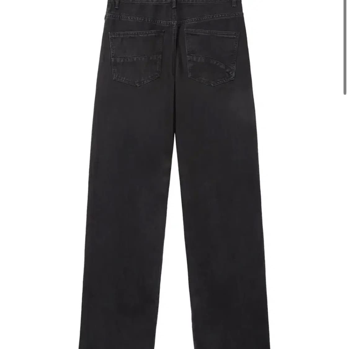 Post Archive Faction 파프 커브드 진 데님 8.0 블랙 상품이미지3