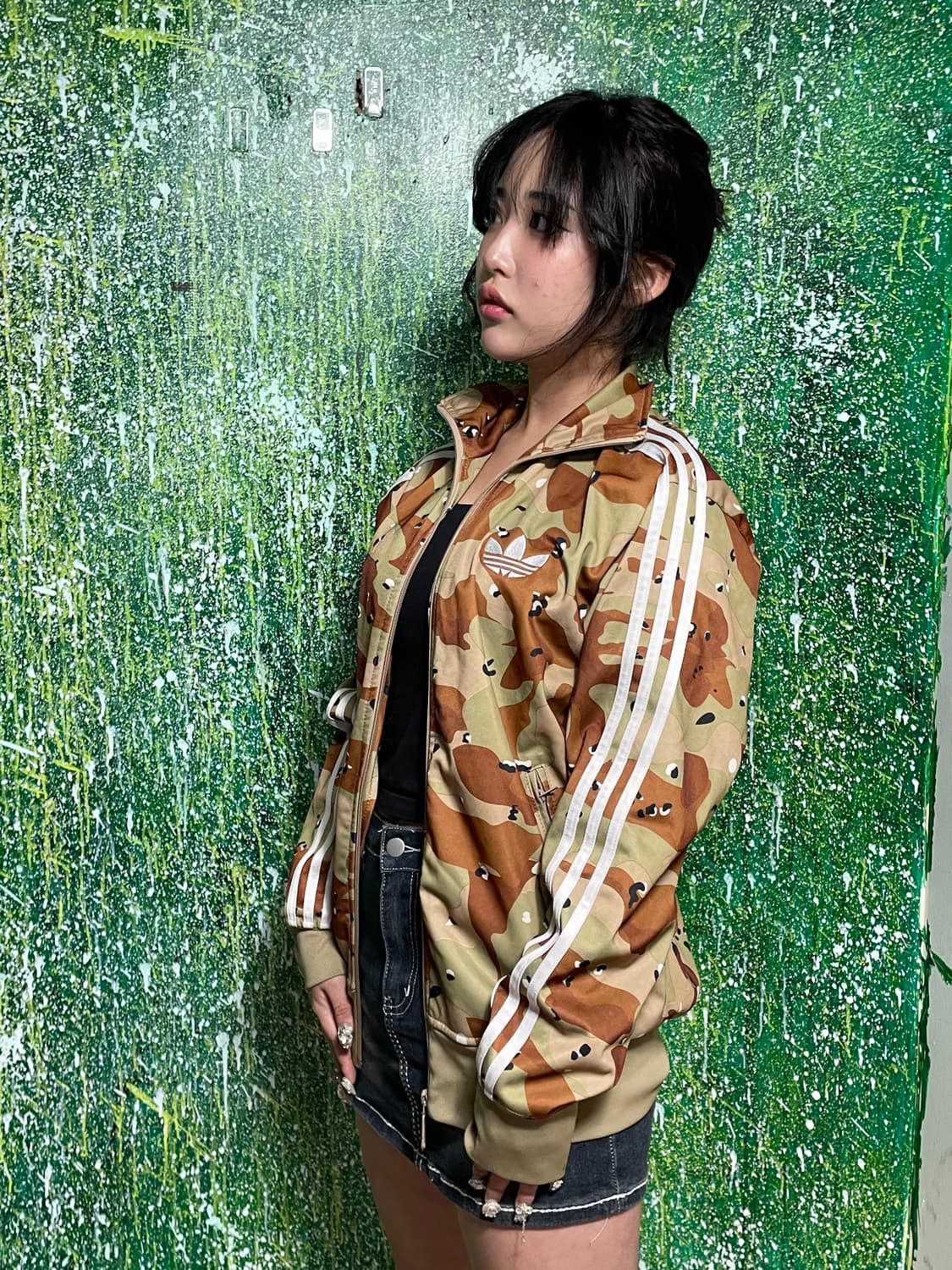 아디다스 파이어버드 카모 밀리터리 져지 M. 상품이미지3