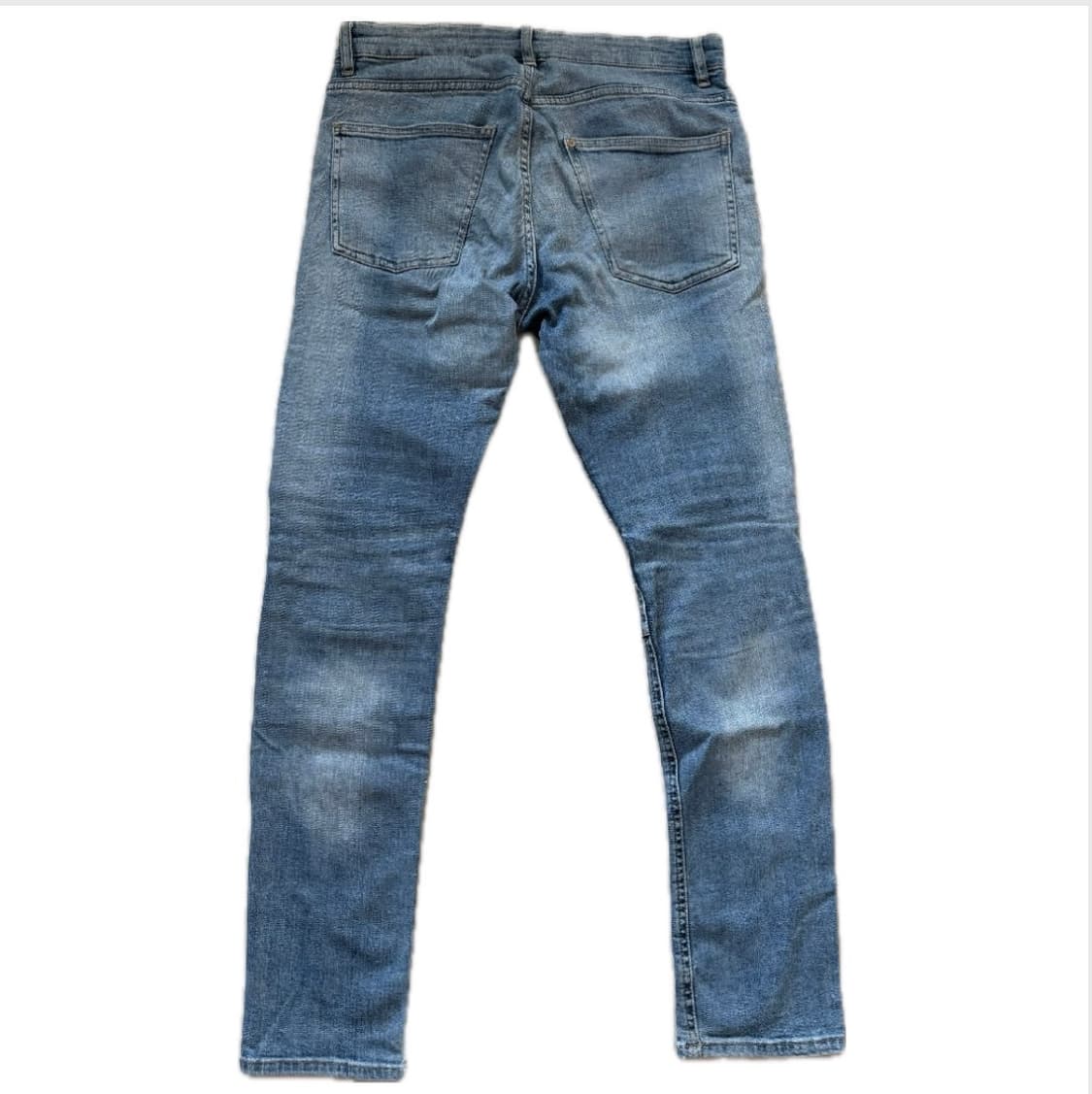 H&M 바이커 데님진 블루 상품이미지2