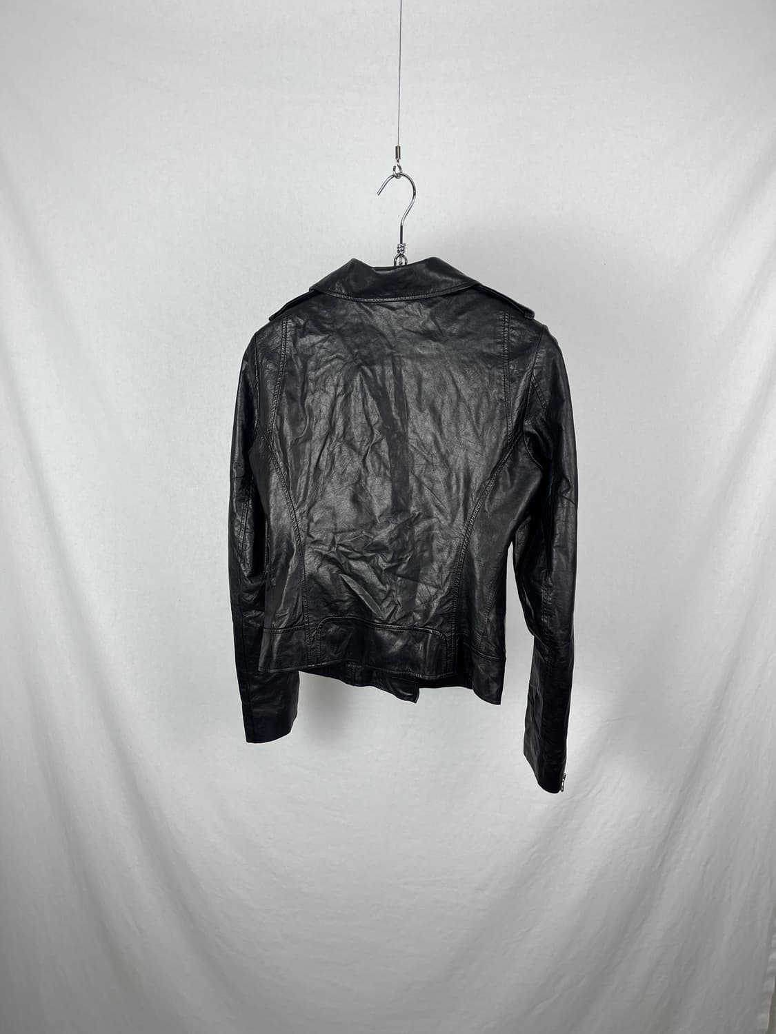 Vintage 램스킨 라이더 레더 자켓  상품이미지4