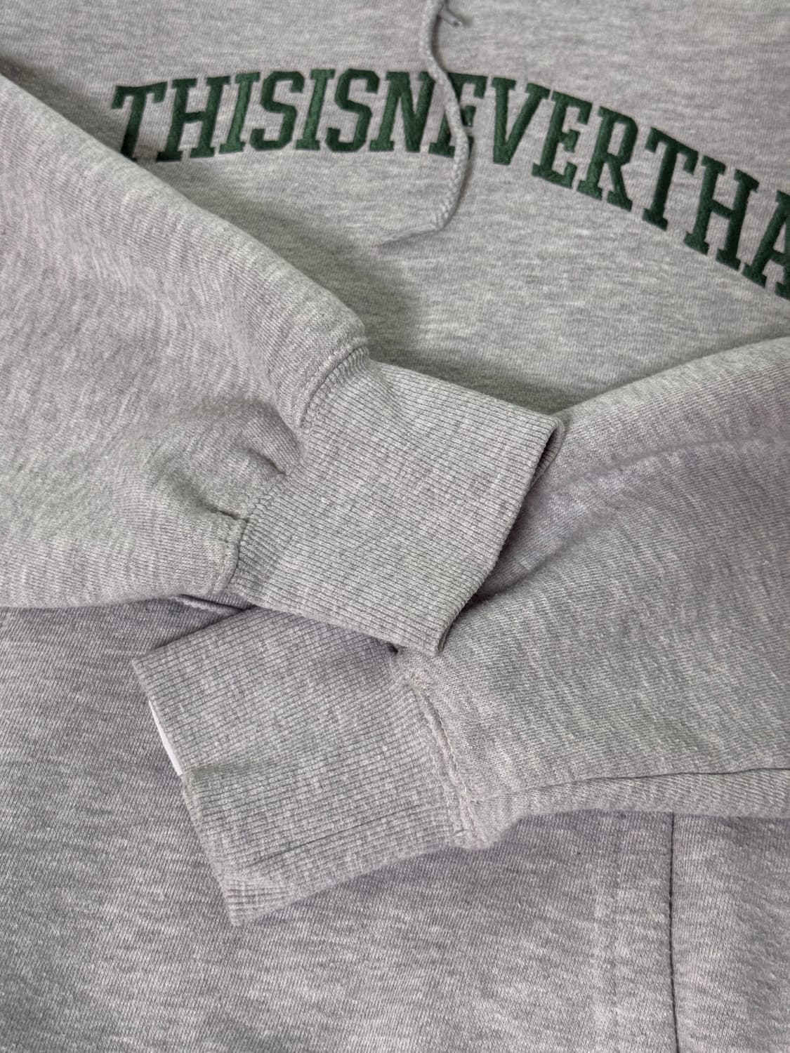 디스이즈네버댓 아크로고 후디 후드티 헤더그레이 상품이미지4