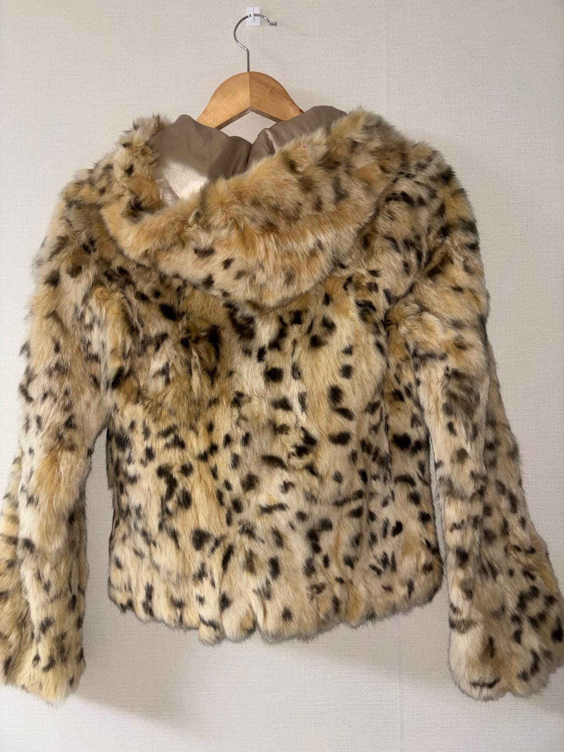 레오파드 퍼 자켓 상품이미지3