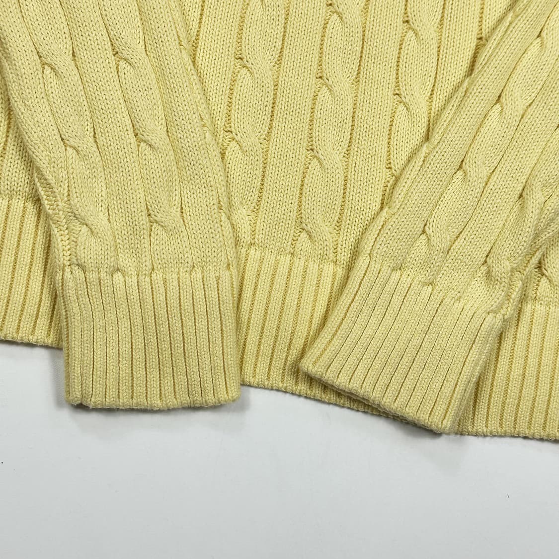 폴로 랄프로렌 여성 브이넥 케이블 니트 여성S 상품이미지4