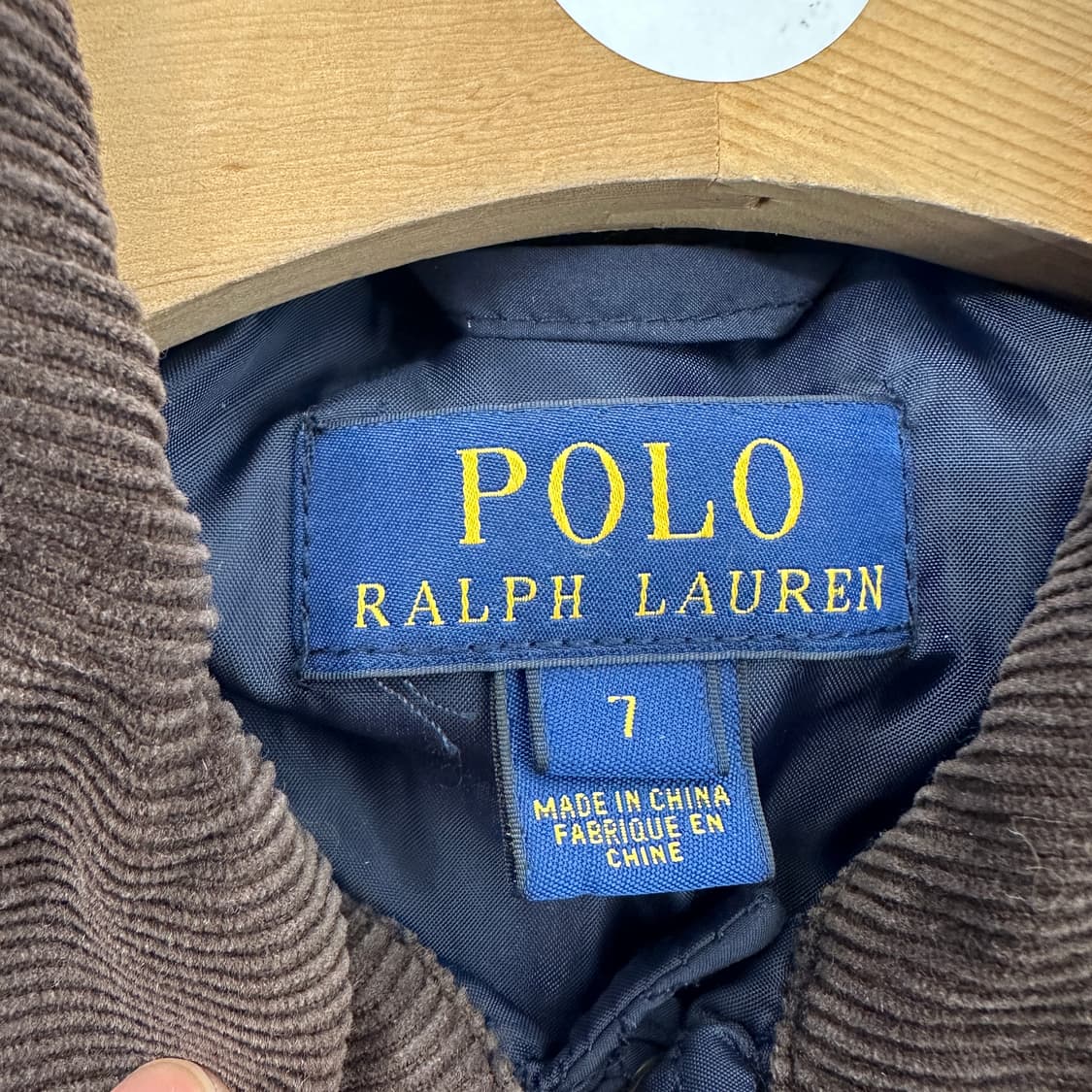 폴로 랄프로렌 네이비 퀼팅 자켓 키즈 상품이미지2