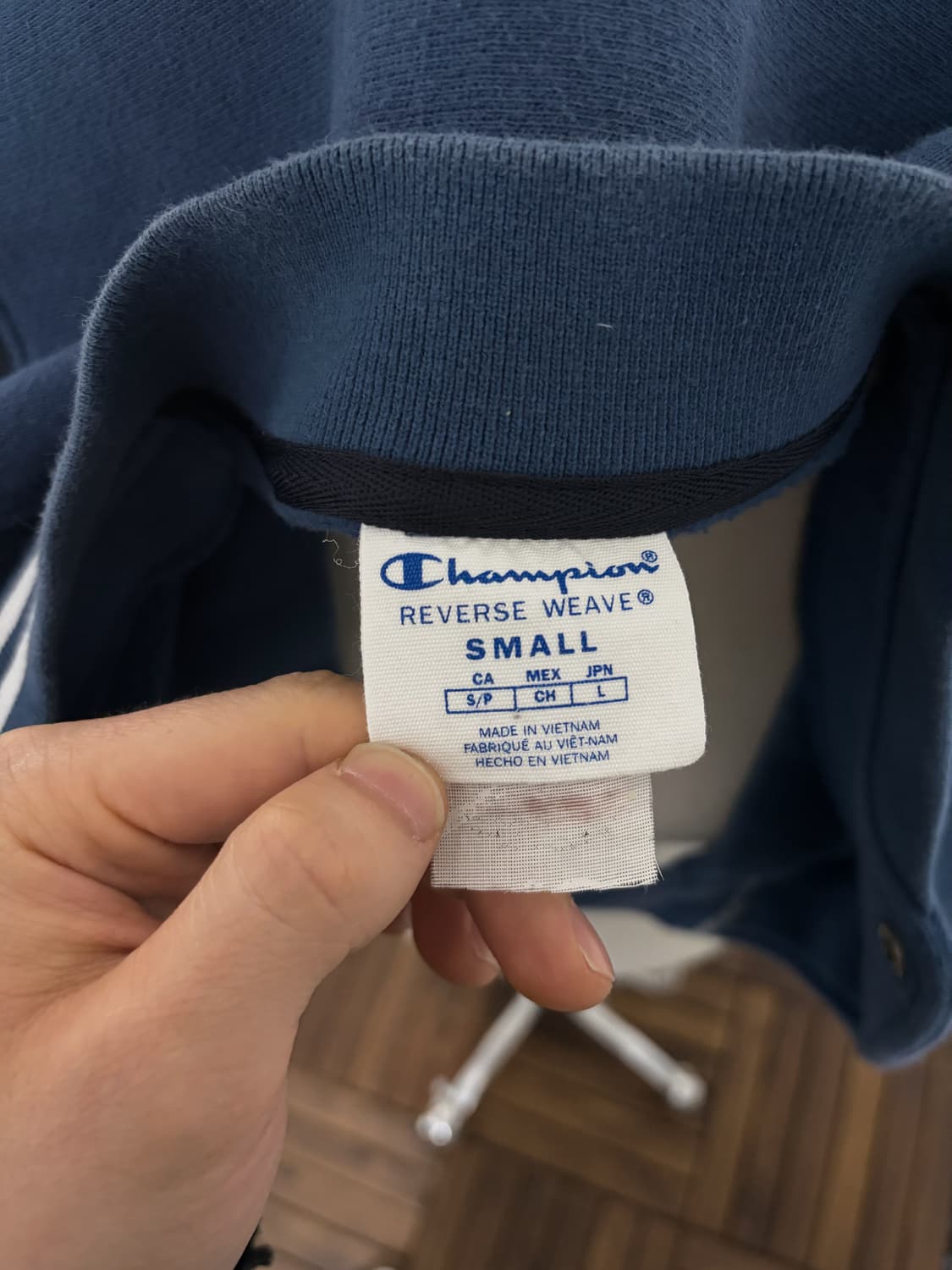 챔피온 리버스위브 크롭 바시티 자켓 상품이미지4