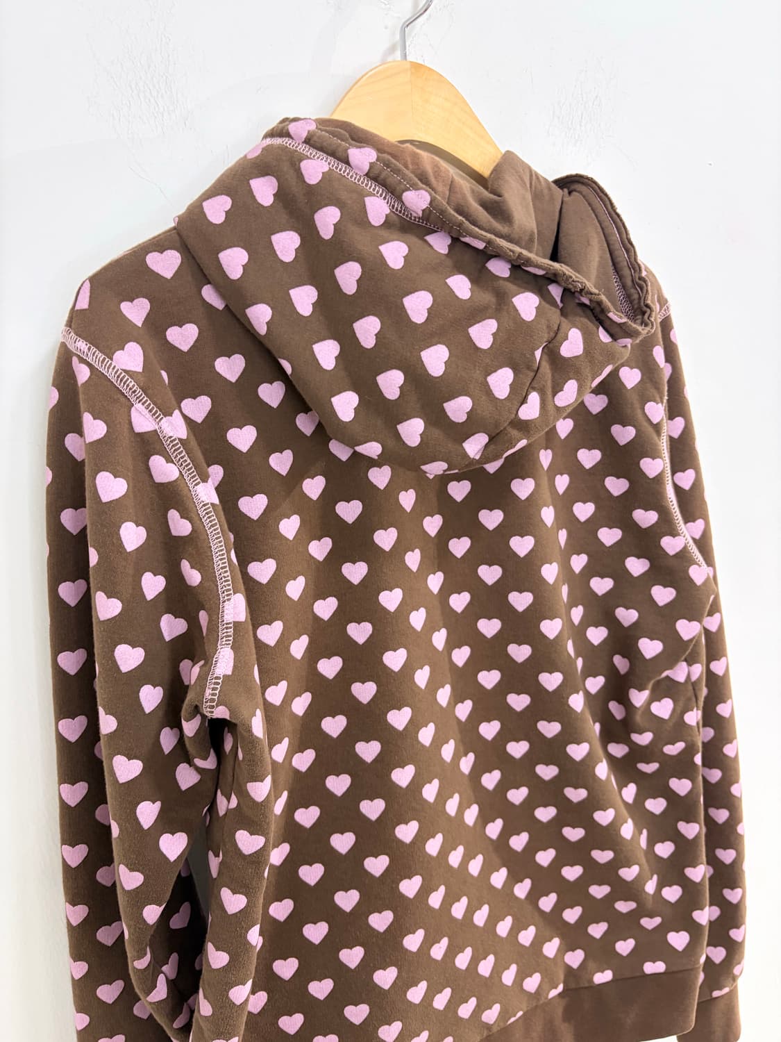 Rainforest Cafe 초코 브라운 하트 후드집업 상품이미지7